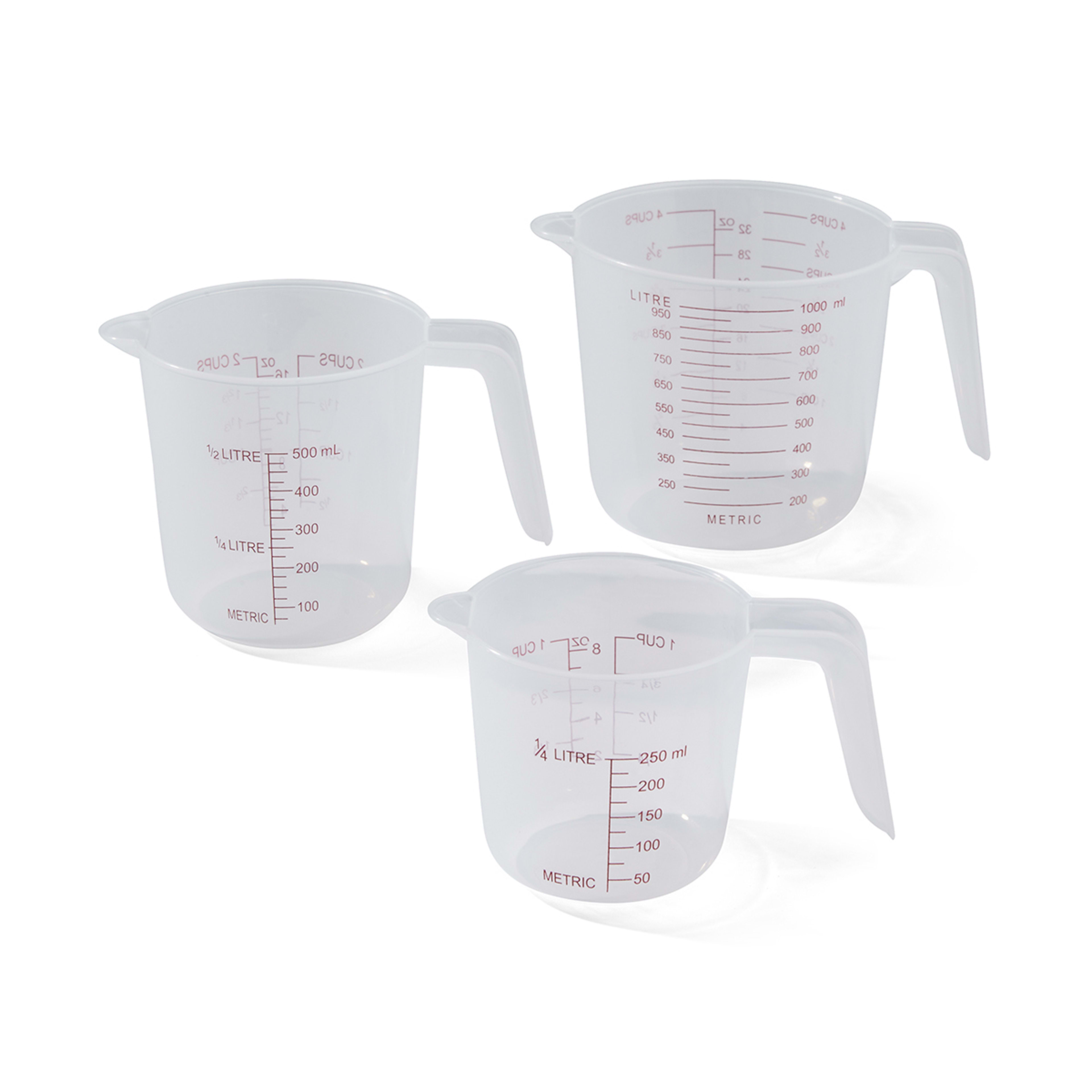 3 Set of 3 Measuring Jugs, 3 of 9