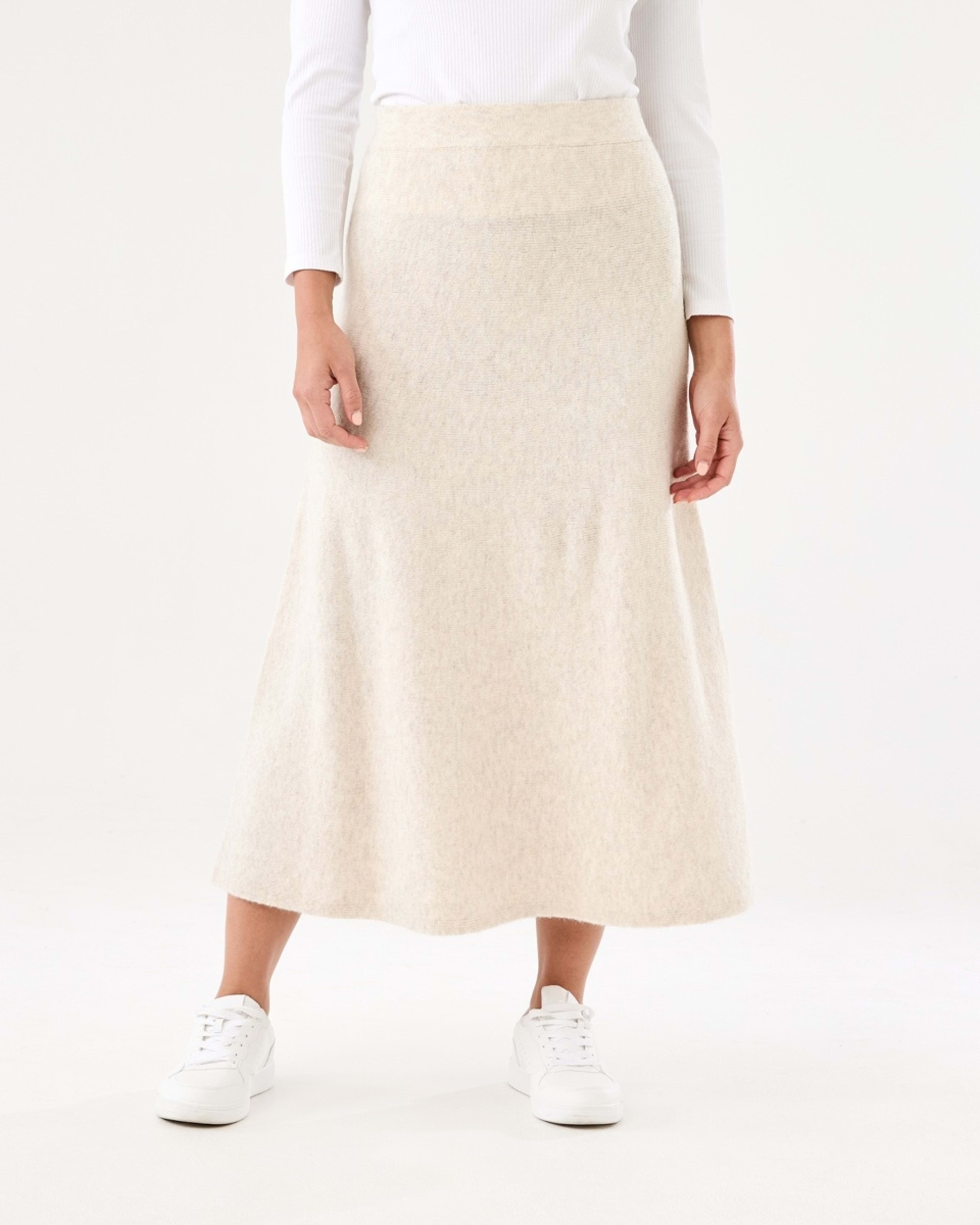 1 True Knit A-Line Maxi Skirt Loml Marle