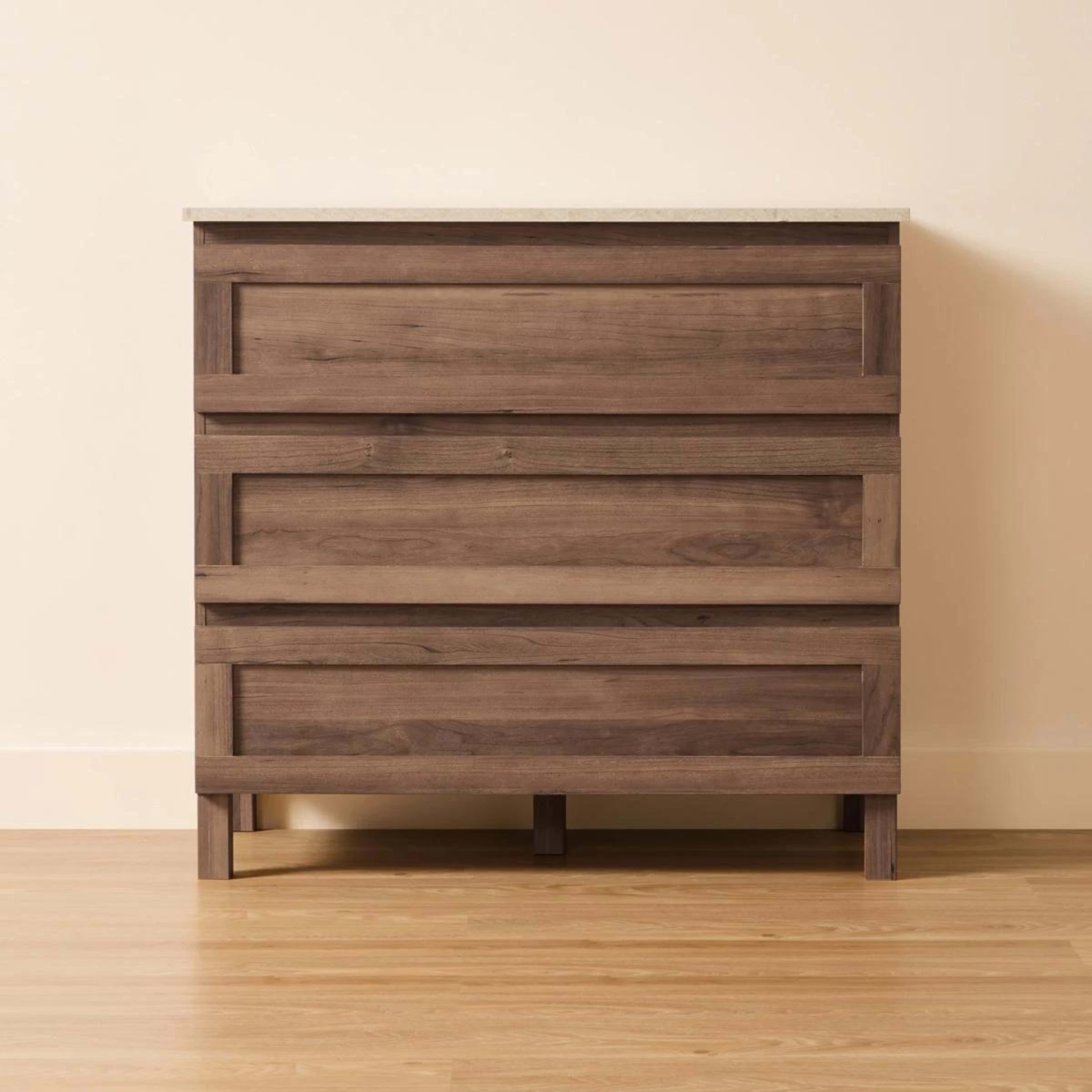 3 Bailey Chest of Drawers Walnut Look, 3 of 8