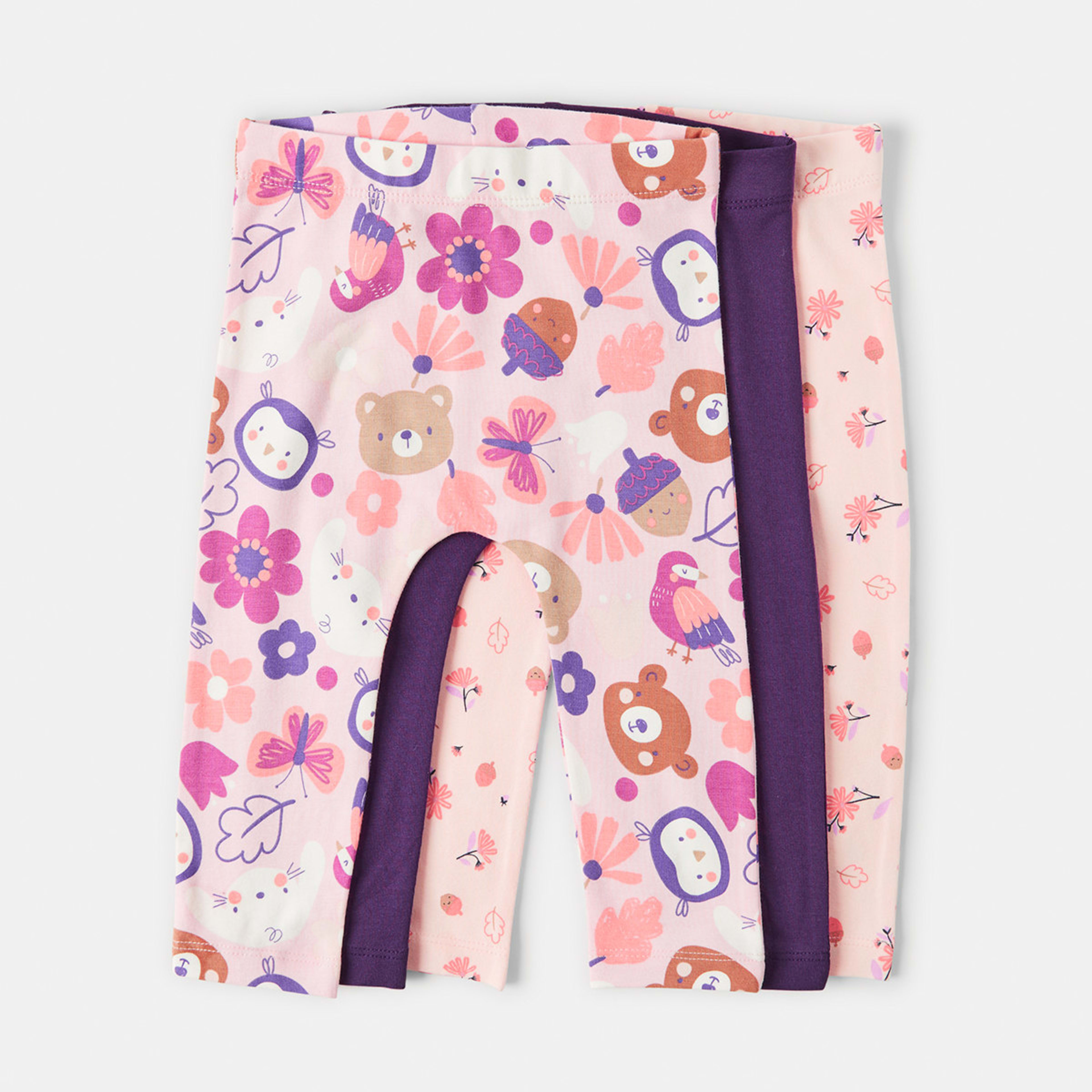 1 3 Pack Leggings Bunnyltr L, 1 of 8