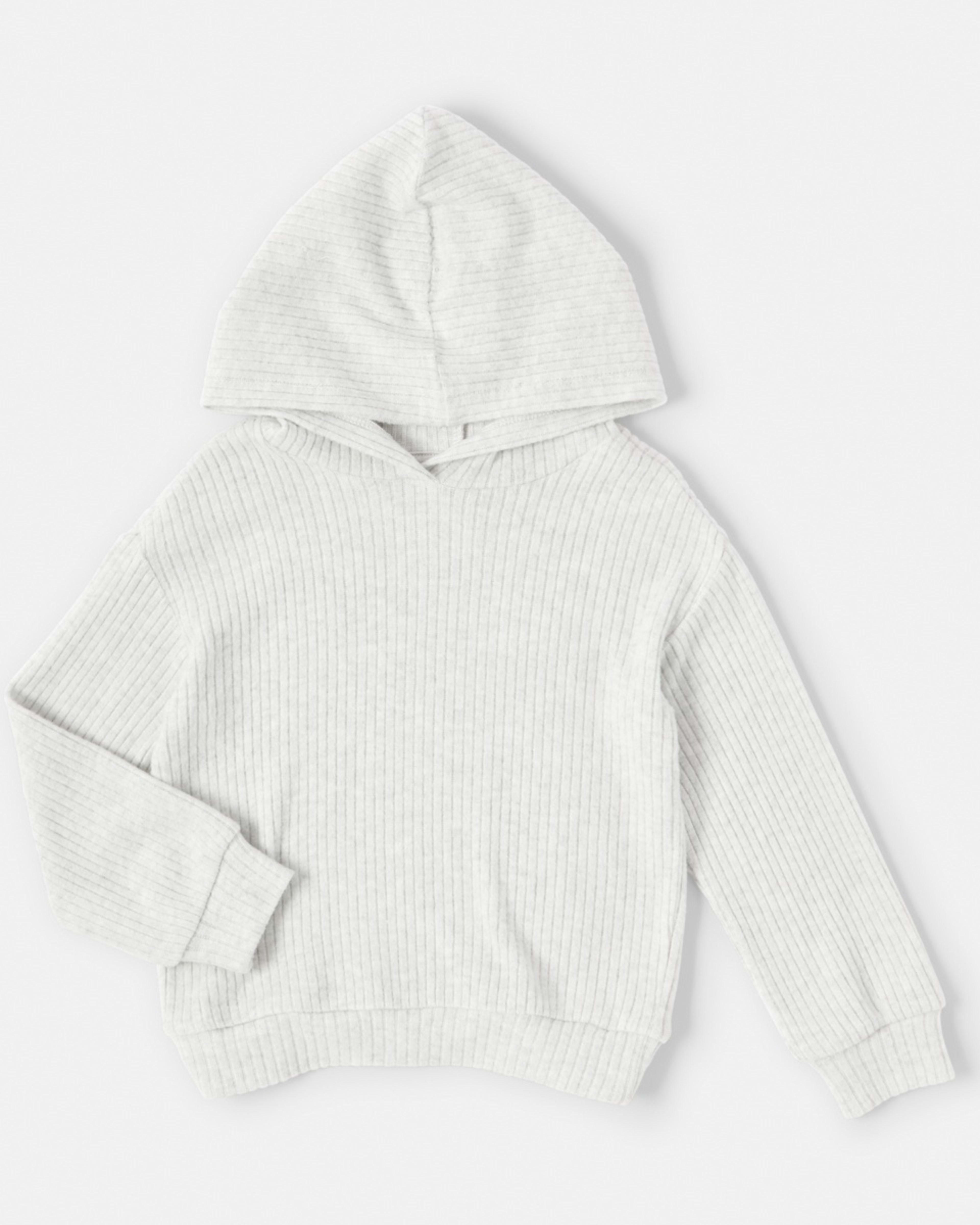 7 Brushed Hooded T-shirt Wht Marle, 7 of 8