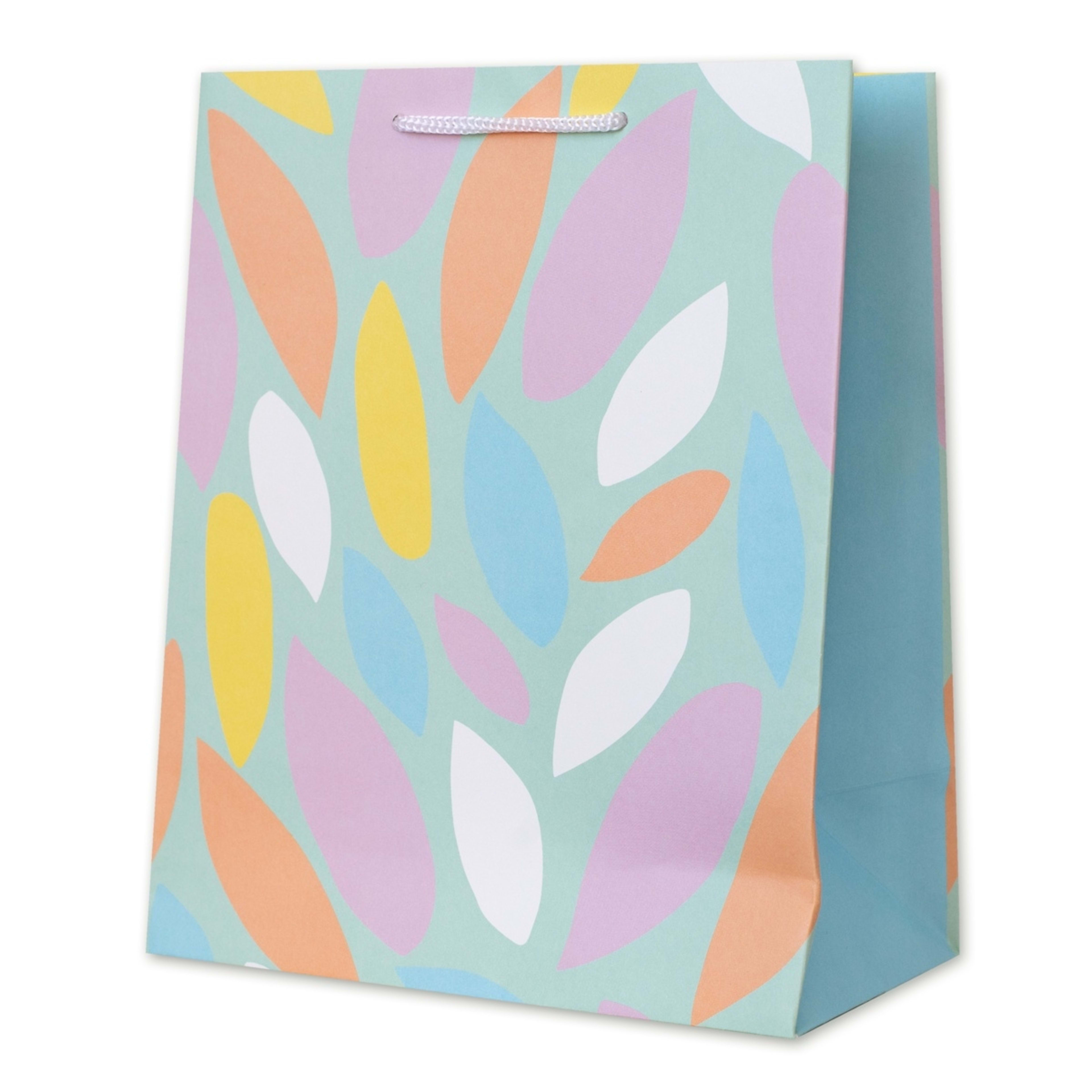 1 Hallmark Pastel Trend Pattern Gift Bag - Medium