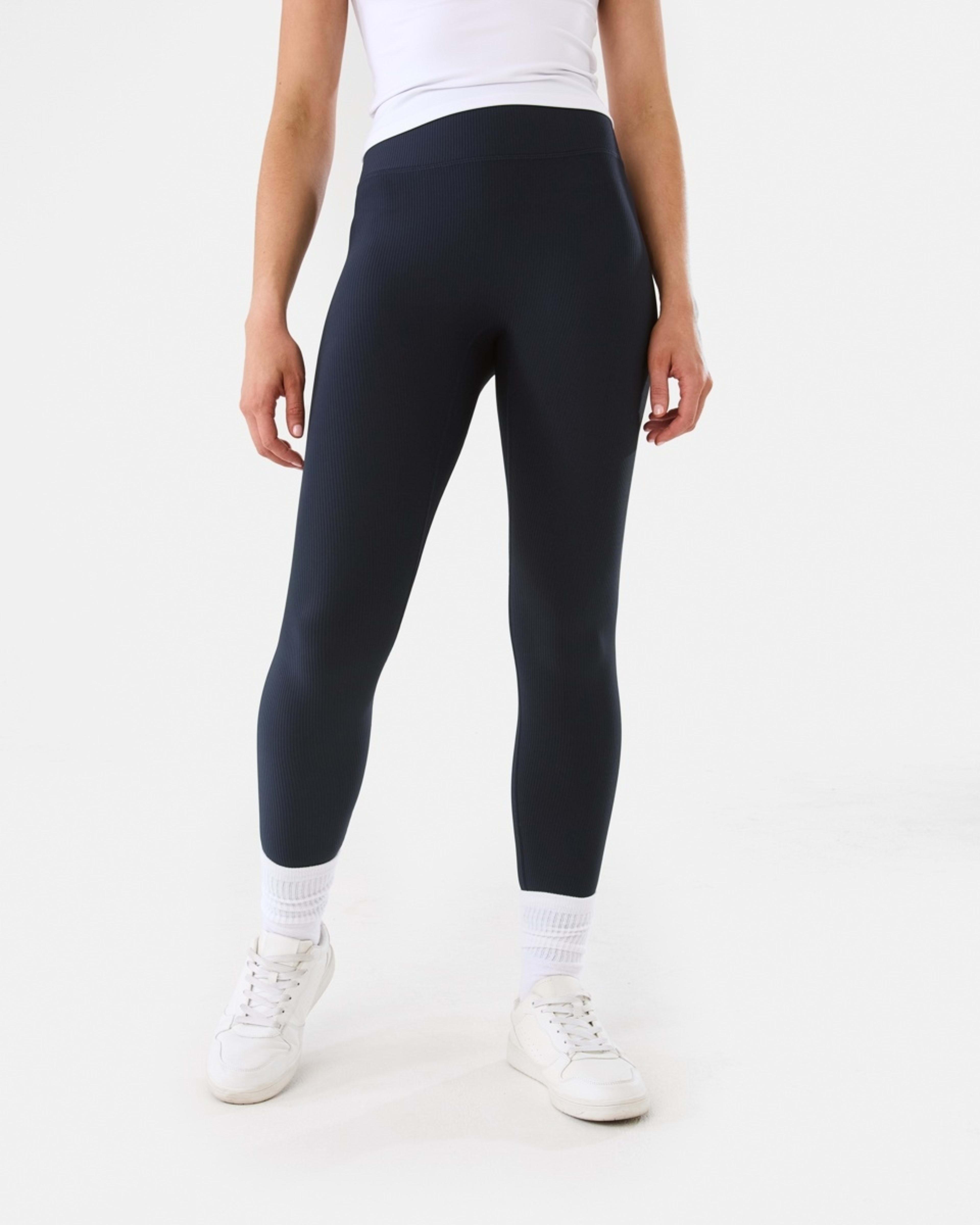 1 Active Womens Rib Leggings SHADE NAVY