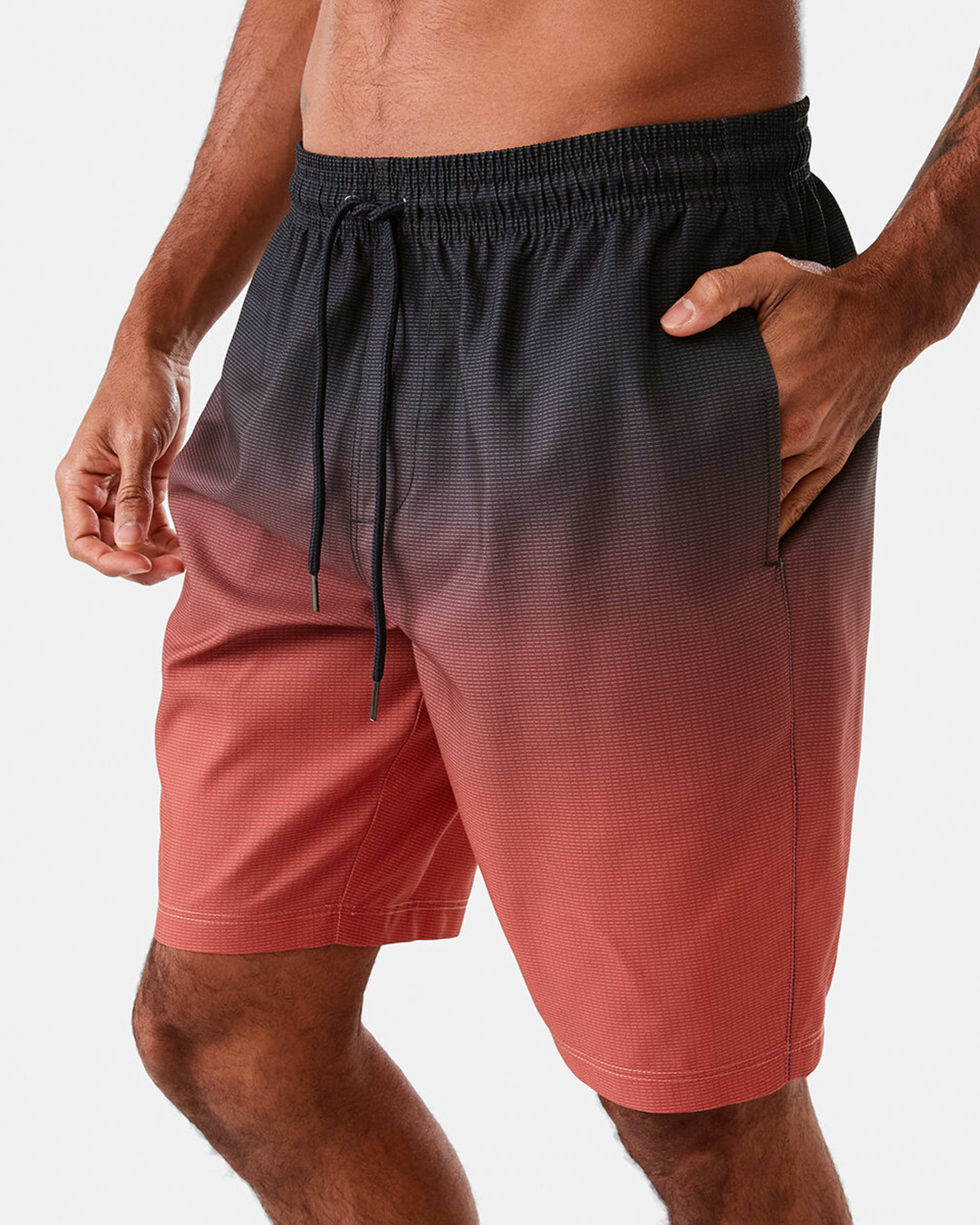 2 Long Length Boardshorts Red Gradnt, 2 of 7