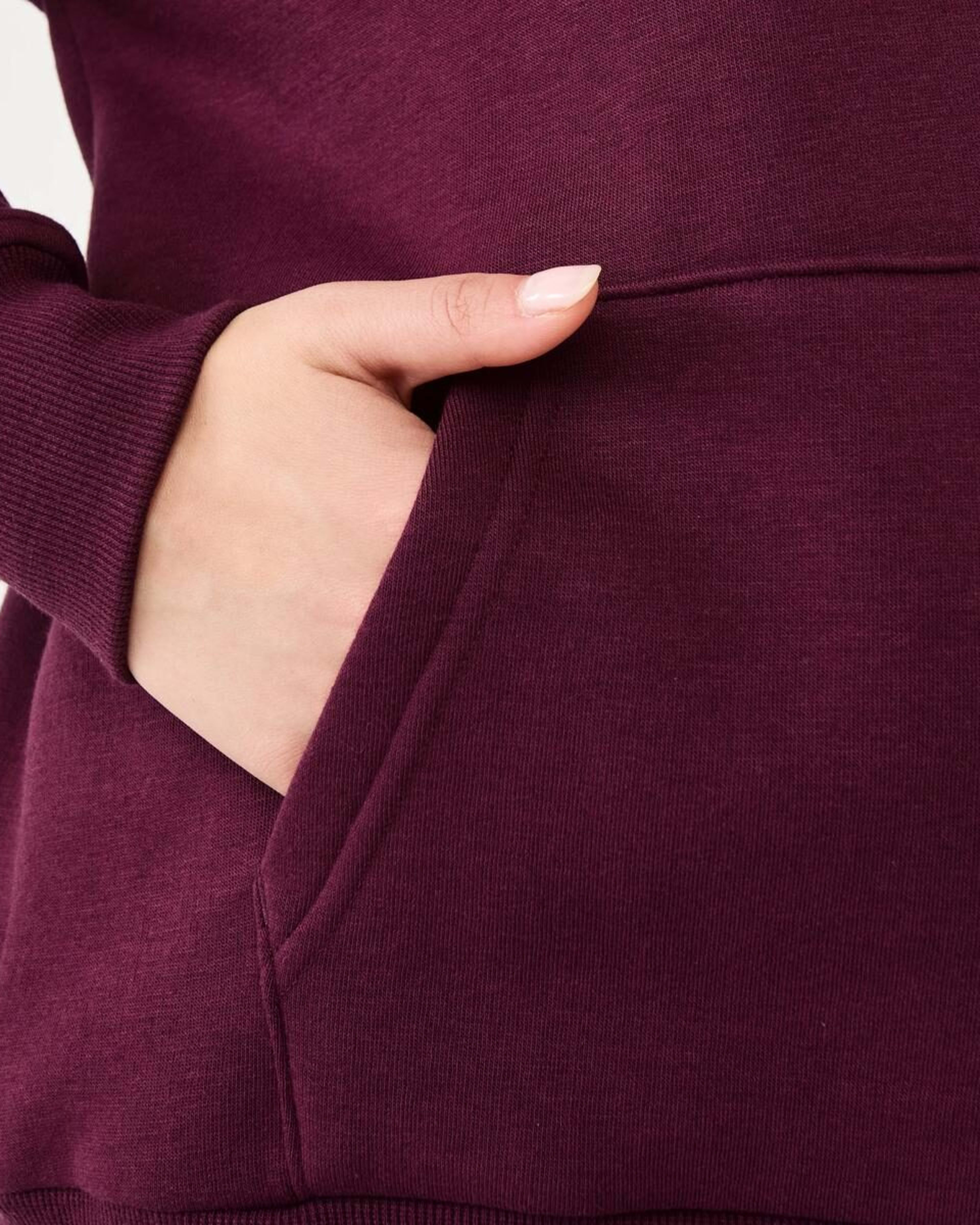 8 Everlast Womens Collegiate Oversized Hoodie EVERLAST VARSITY CHERRY, 8 of 9