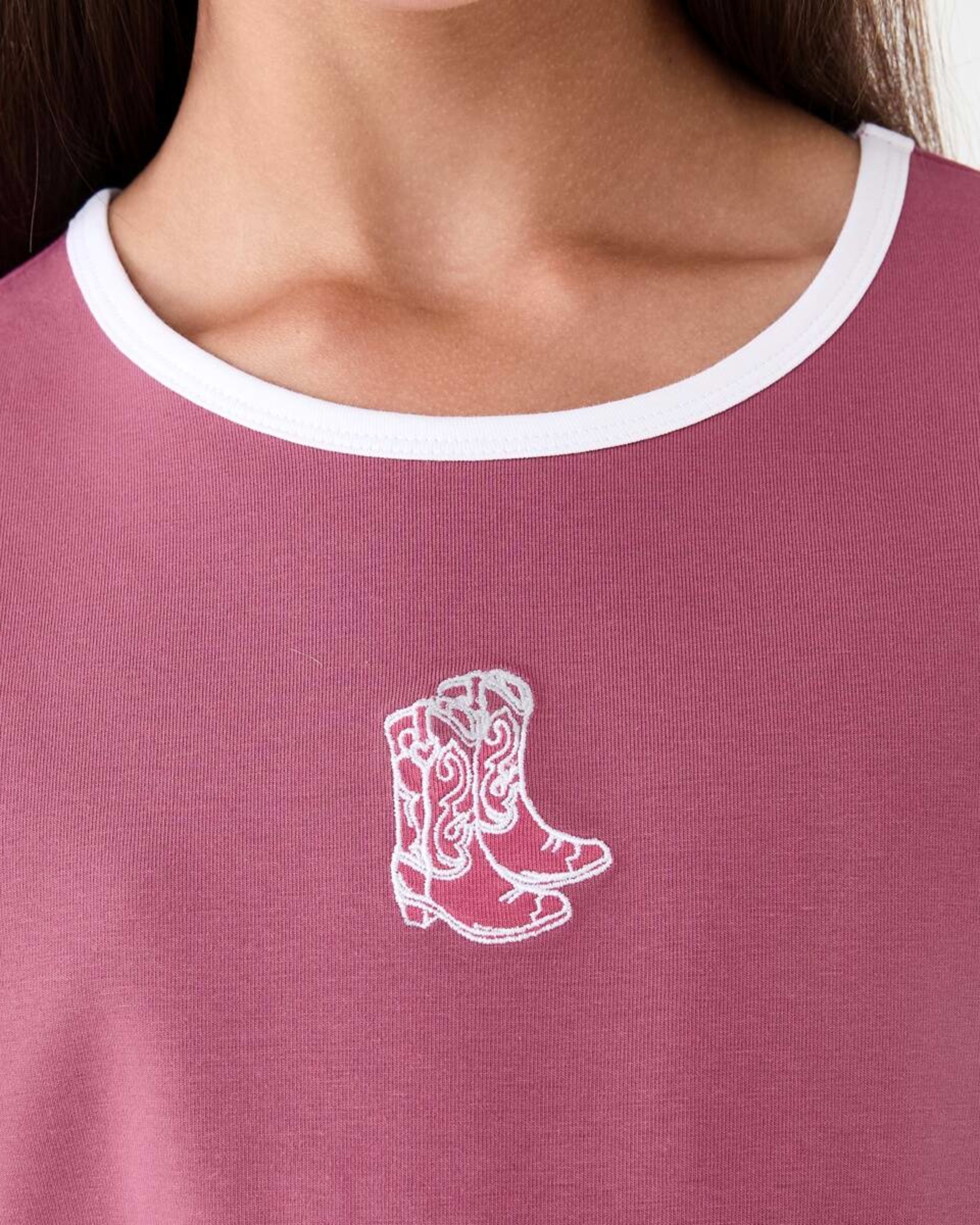 4 Short Sleeve Ringer T-shirt Boots, 4 of 6
