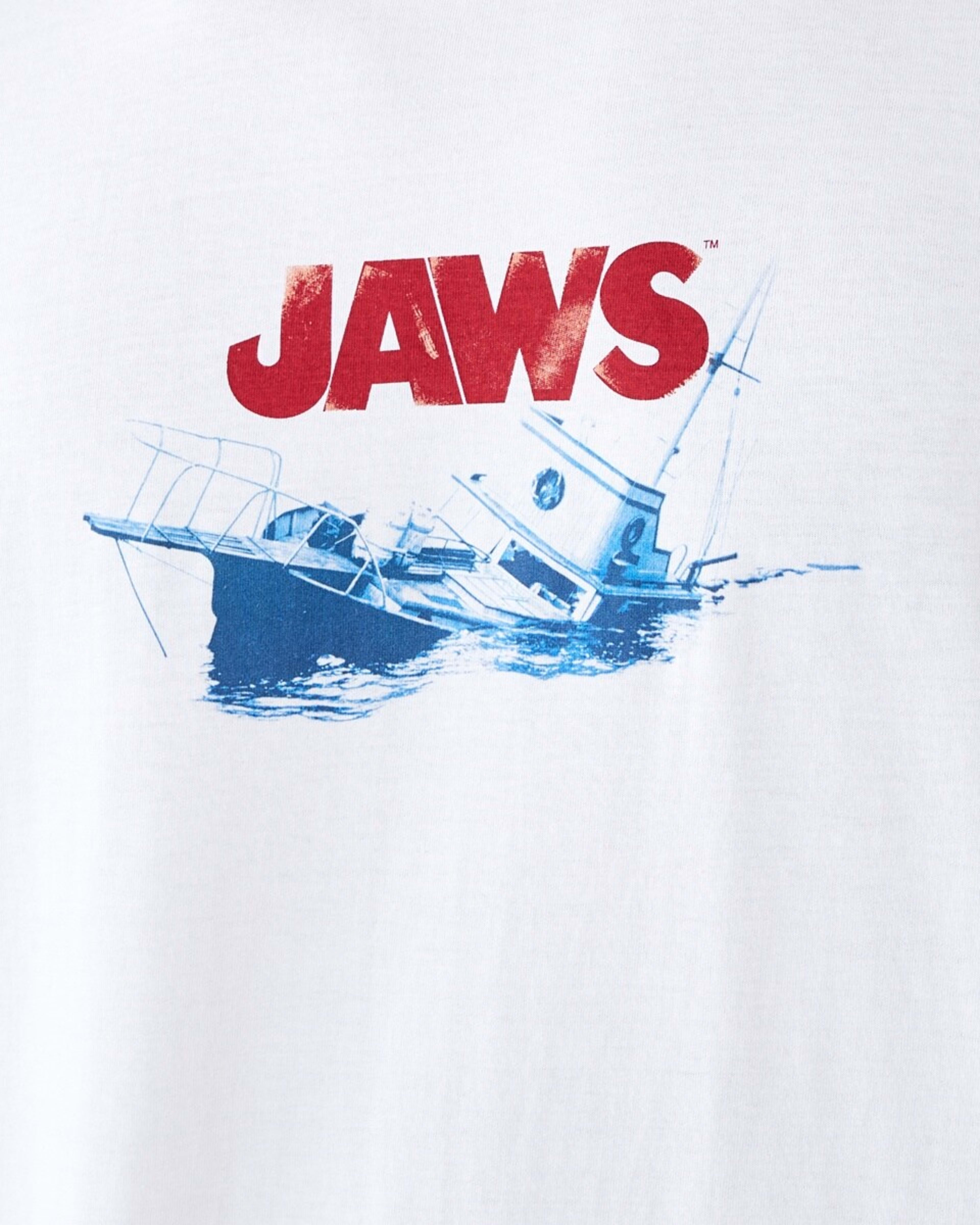 5 Jaws License T-shirt White, 5 of 6