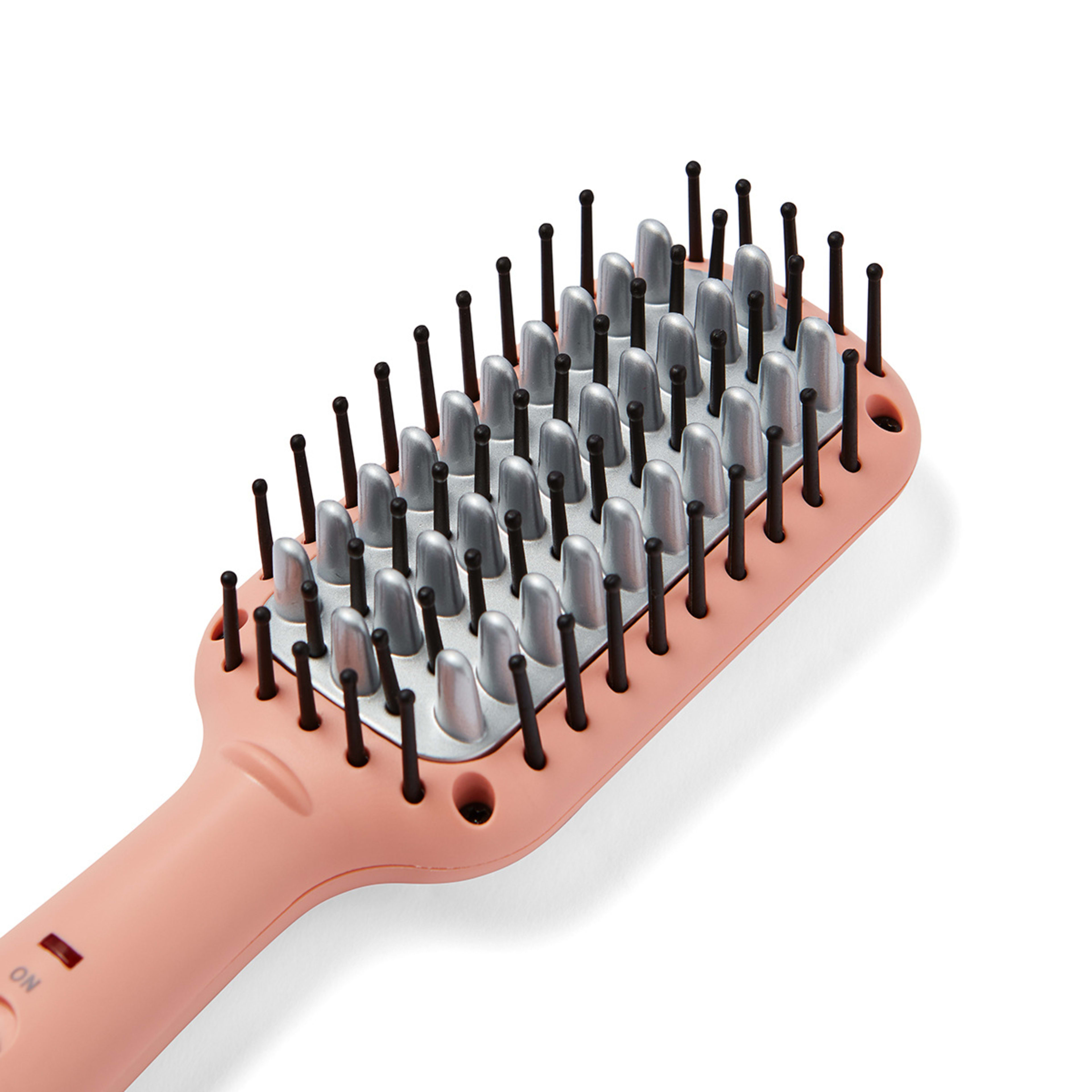 6 Mini Straightening Brush - Peach, 6 of 9