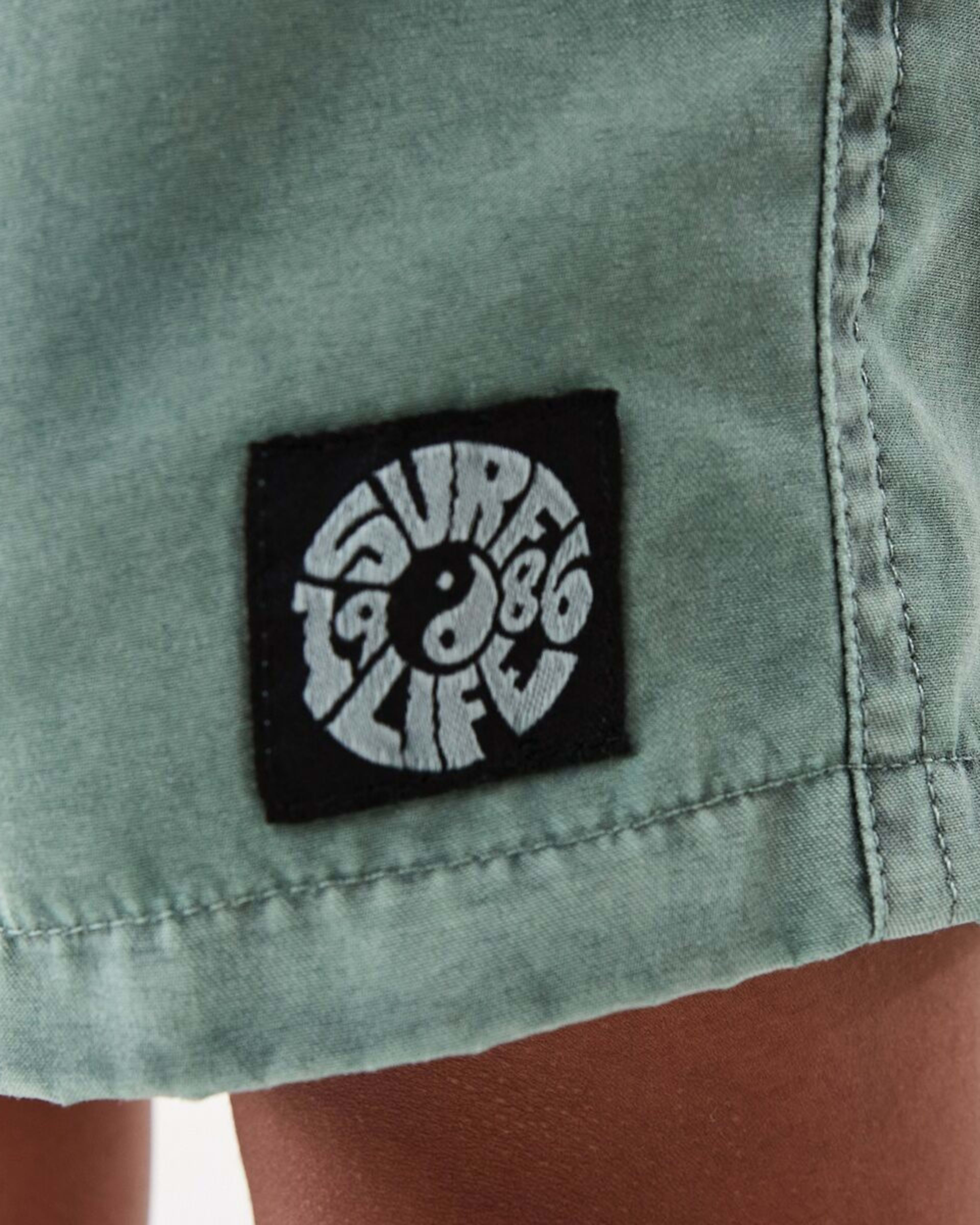 4 Washed Shorts MID GREEN, 4 of 8