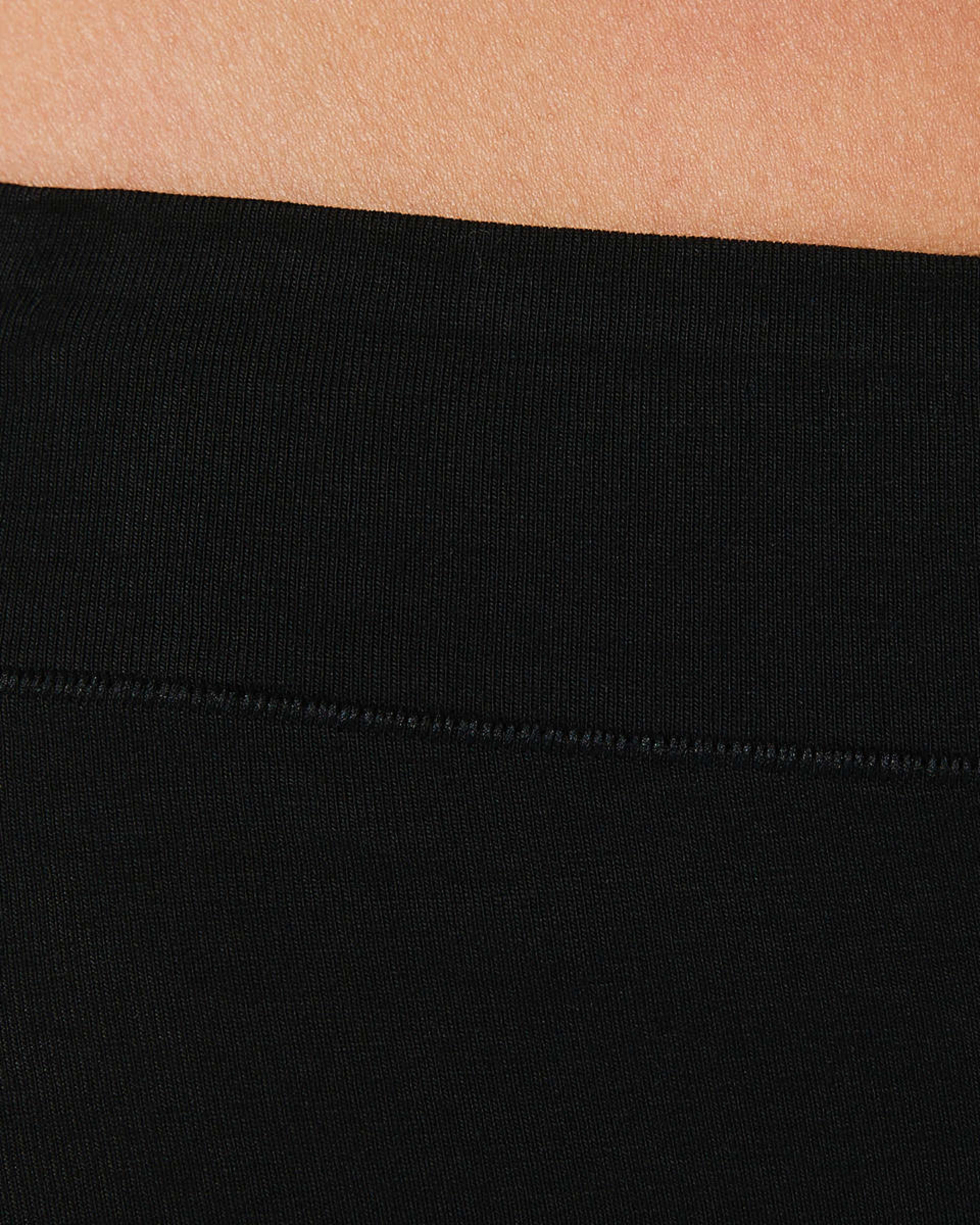 6 3 Pack Cotton Stretch Comfort Full Briefs Black, 6 of 6