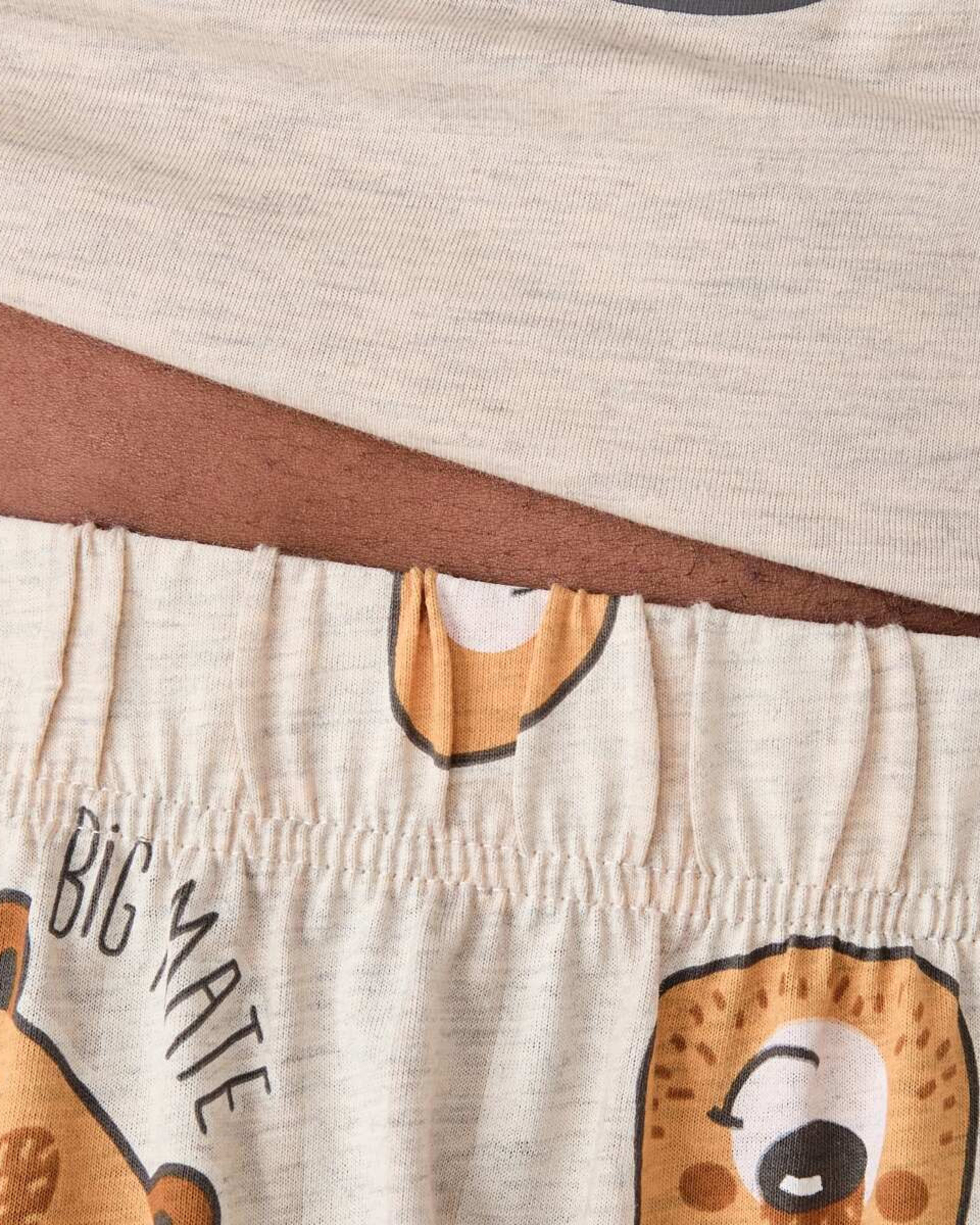 7 Short Sleeve Knit Top and Shorts Family Pyjama Set big mate, 7 of 8