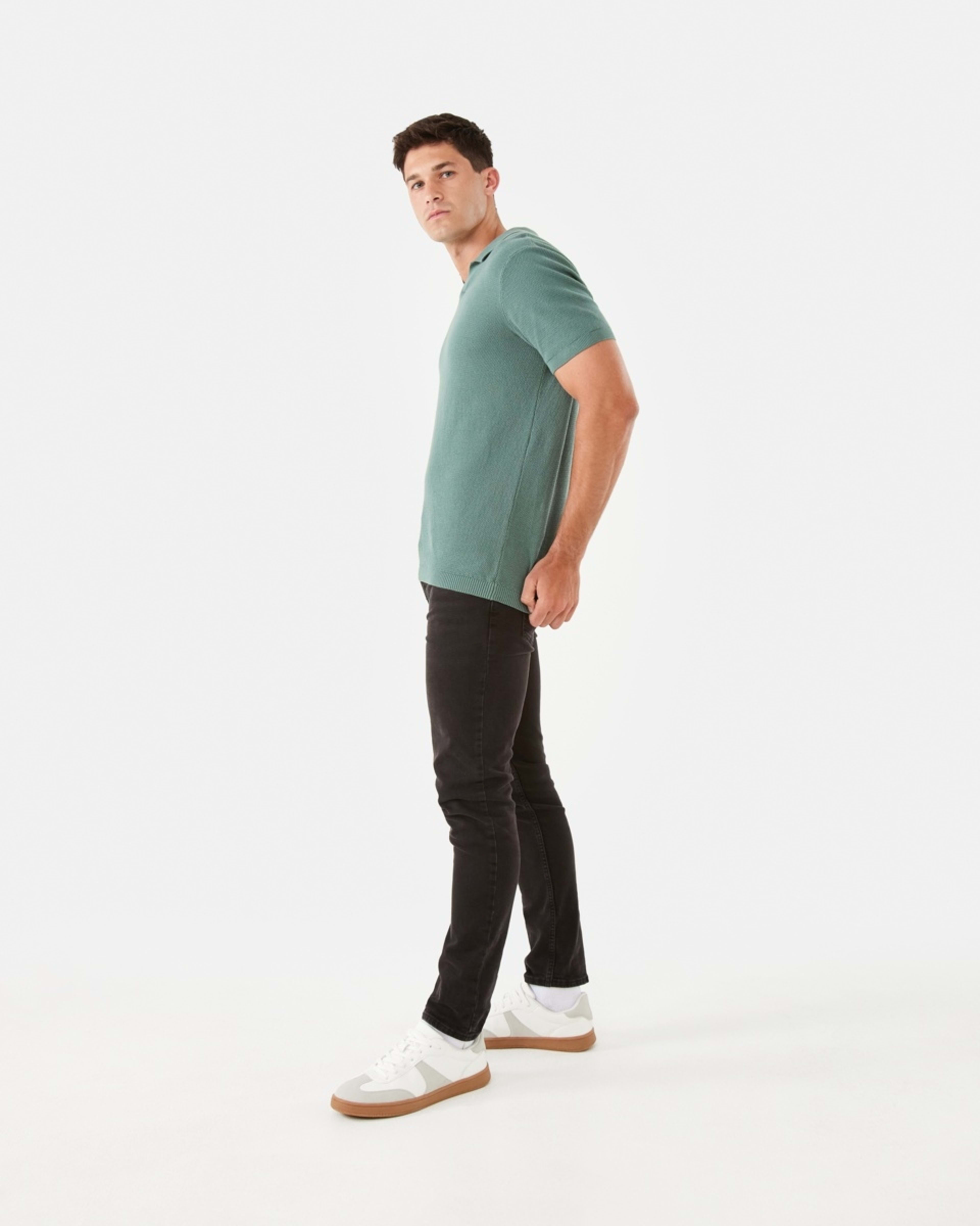 3 Knit Polo Shirt Grn Pines, 3 of 6