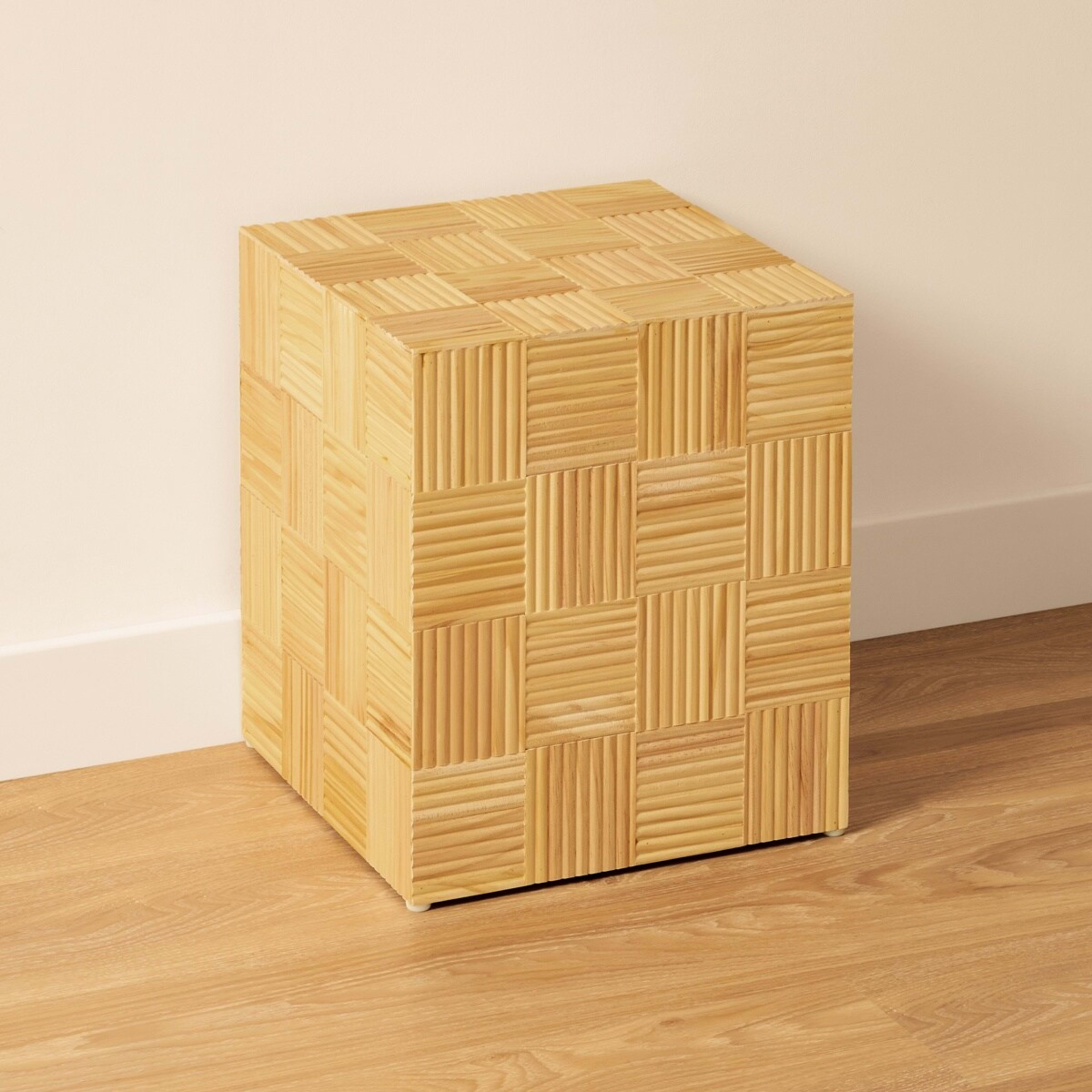 3 Check Cube Side Table, 3 of 5