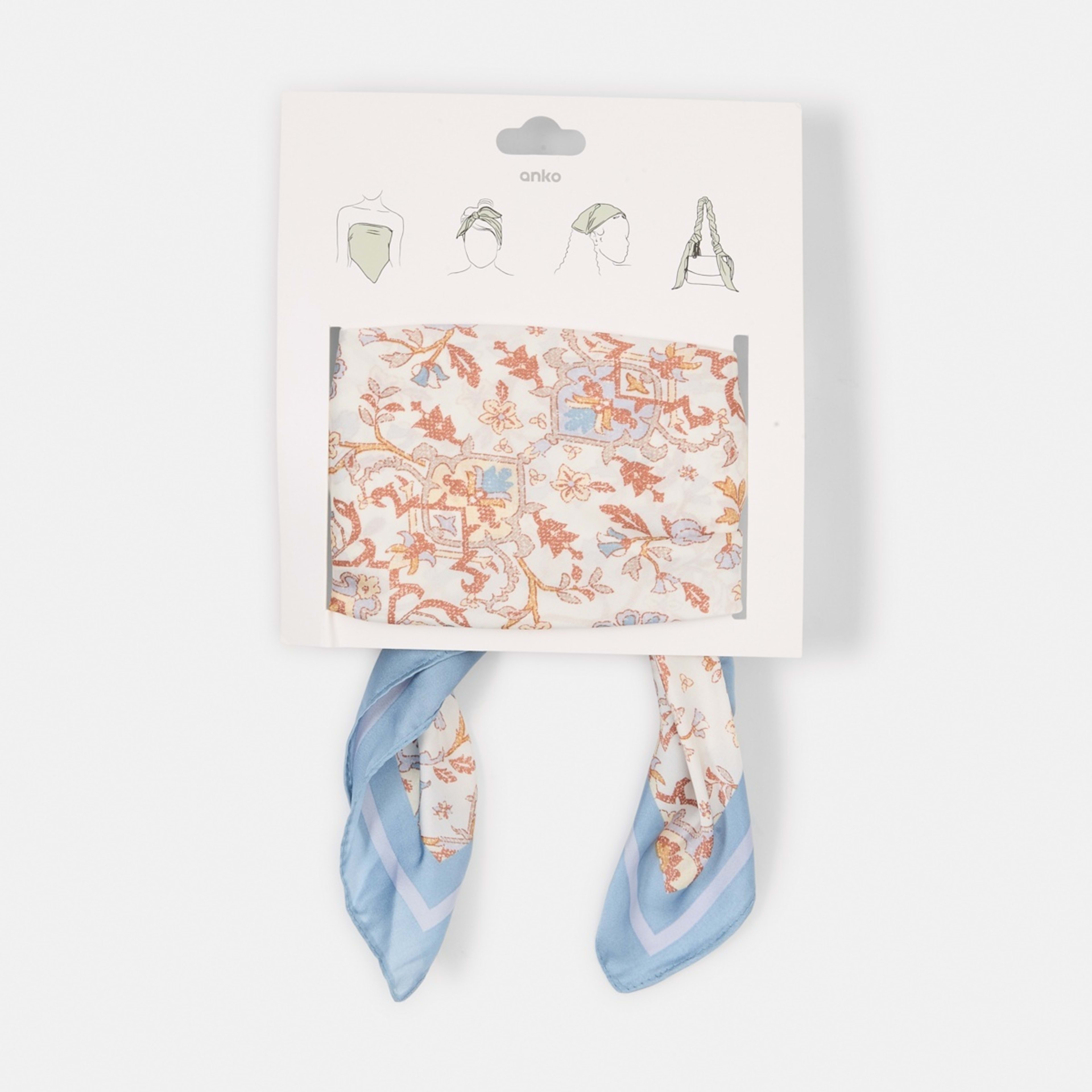 5 Hair Scarf - Boho Floral, 5 of 5