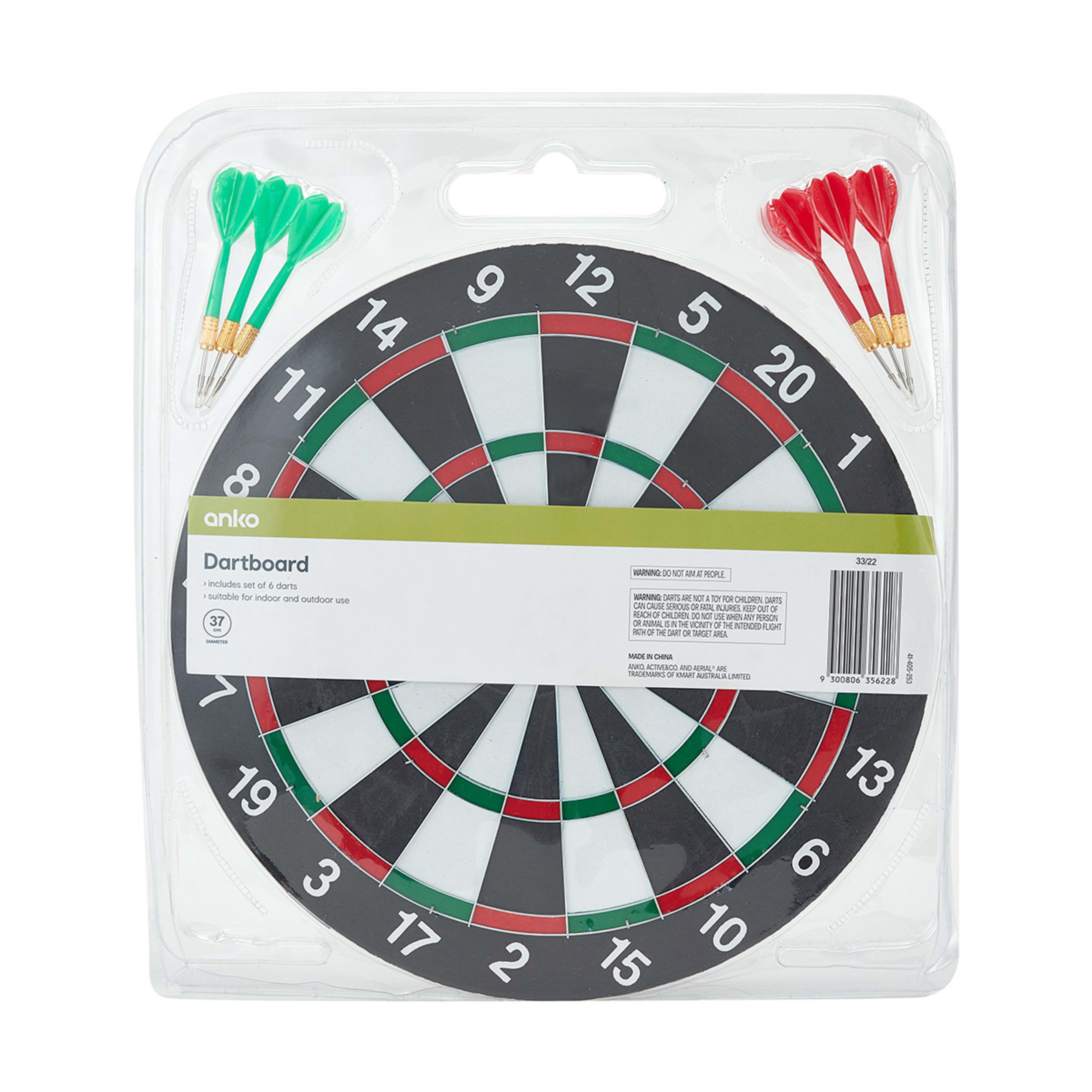 6 Dartboard with Darts, 6 of 6
