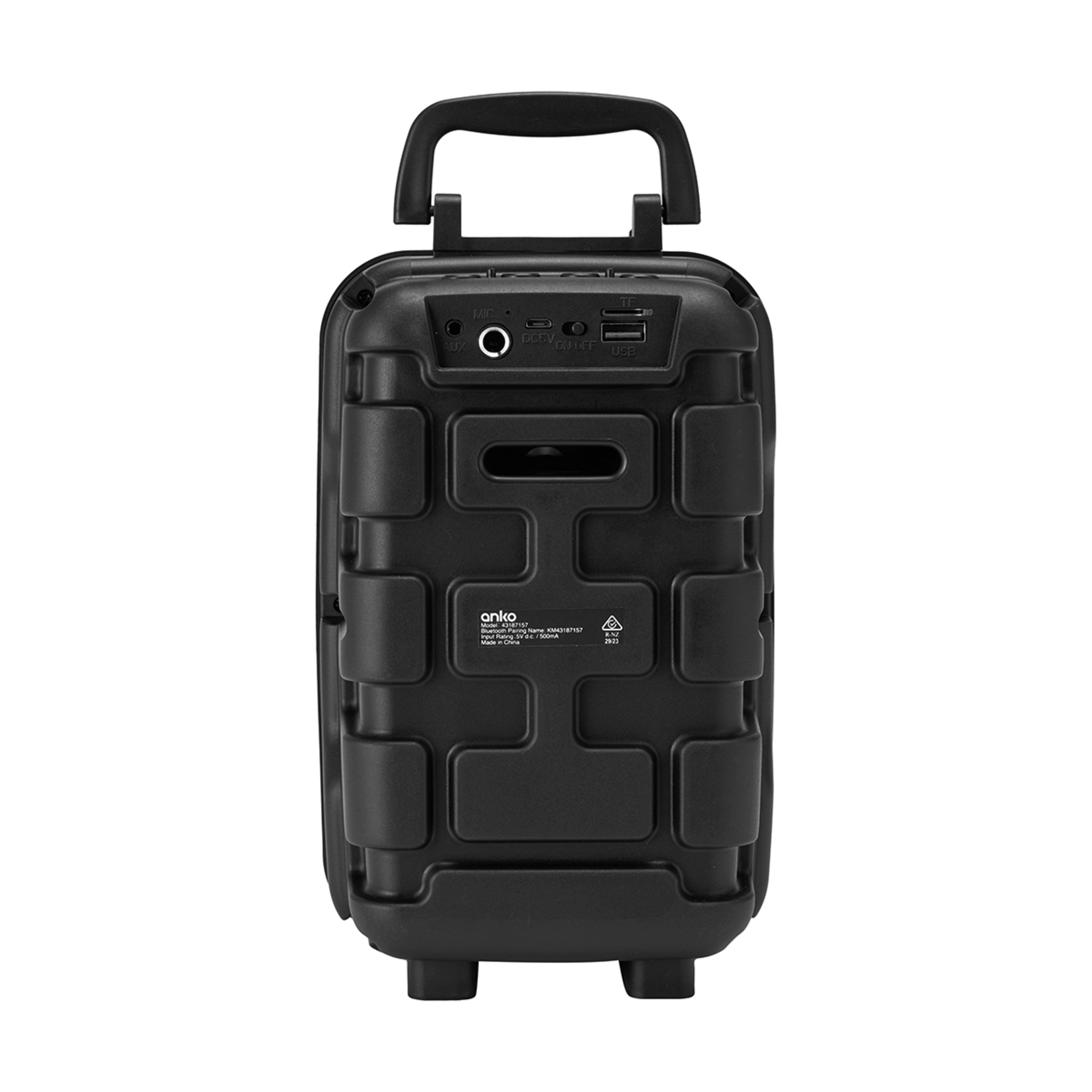 6 Karaoke Speaker with Microphone - Black, 6 of 10