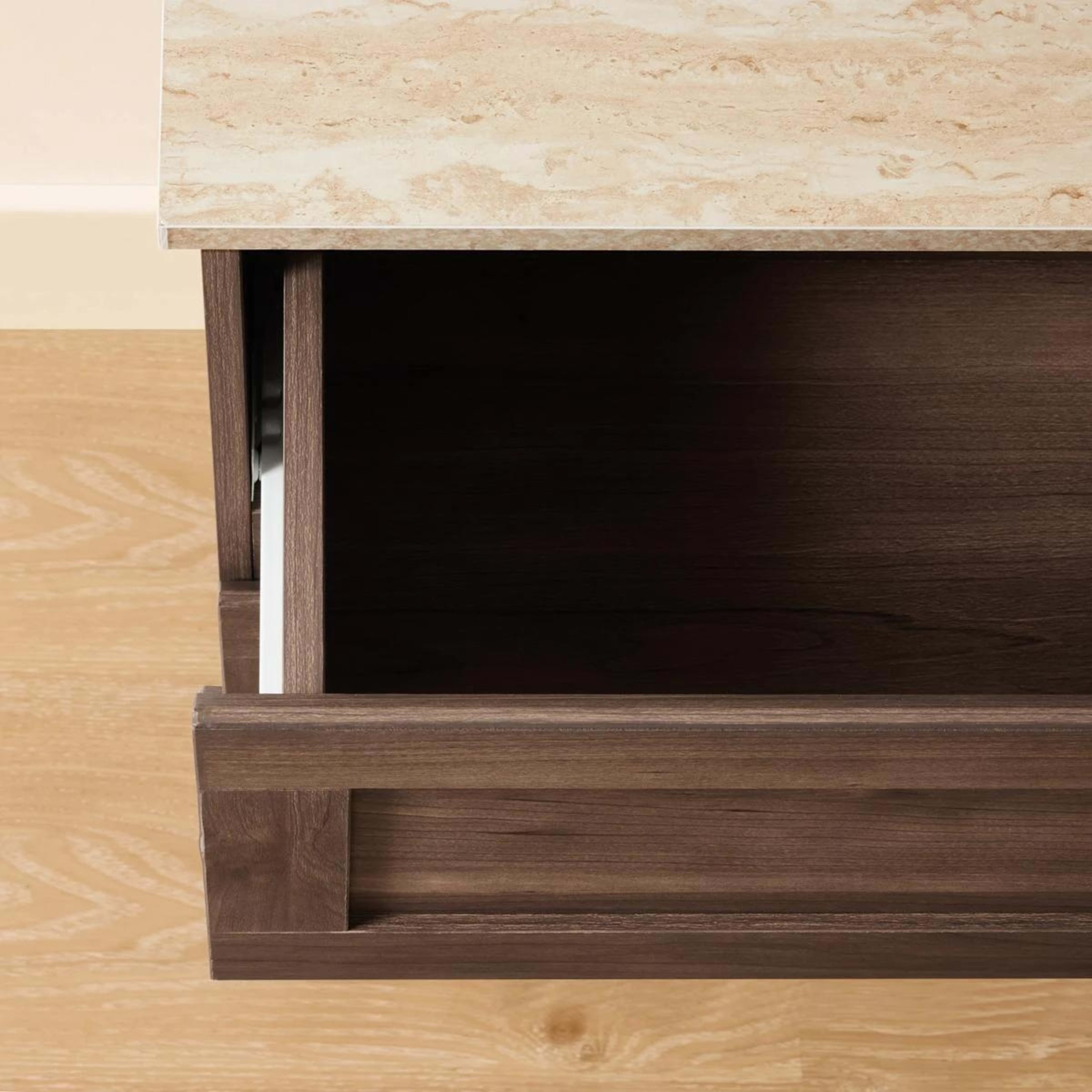 8 Bailey Bedside Table Walnut Look, 8 of 8