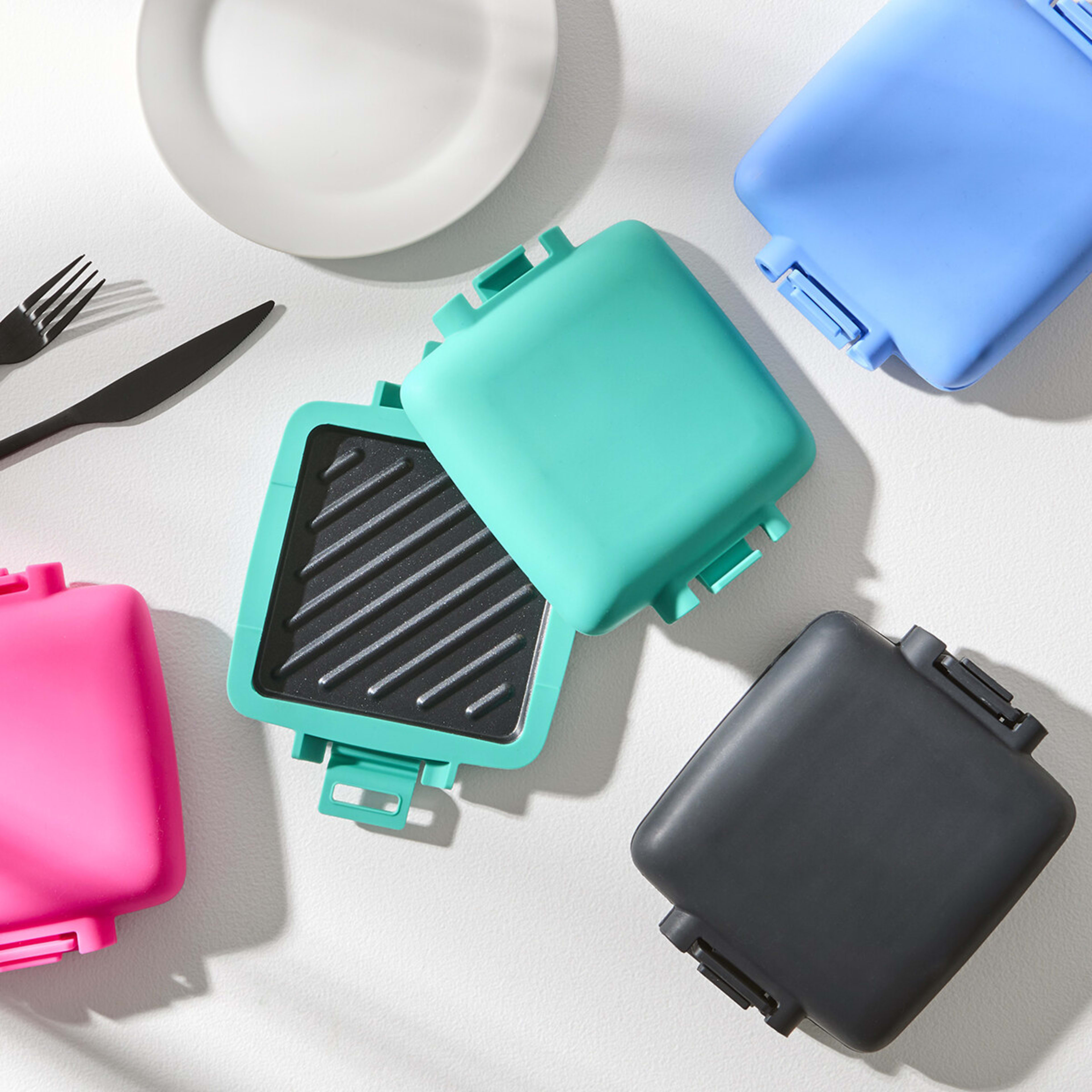 11 Microwave Toastie Maker - Blue, 11 of 11