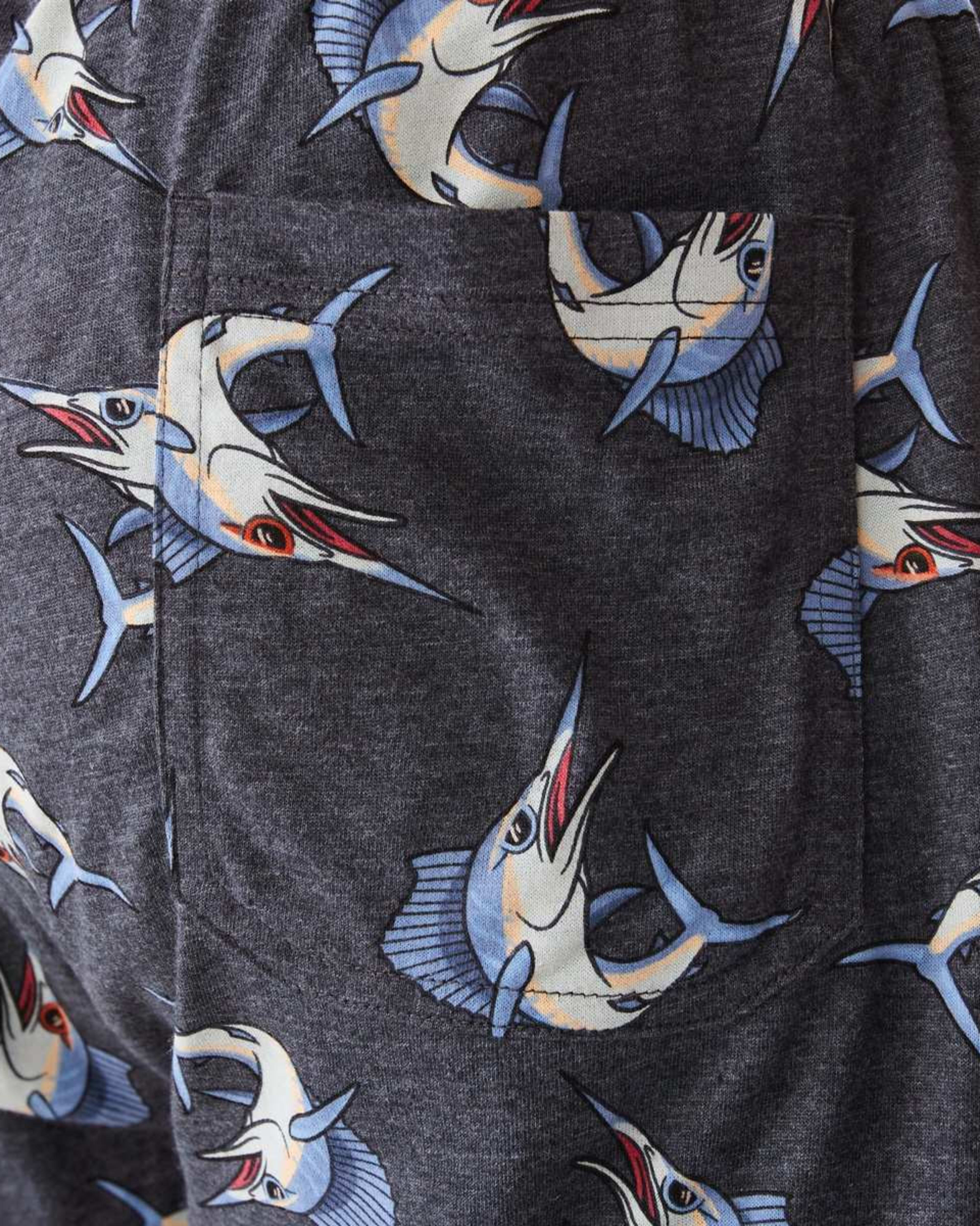 4 Knit Print Shorts Marlin, 4 of 6