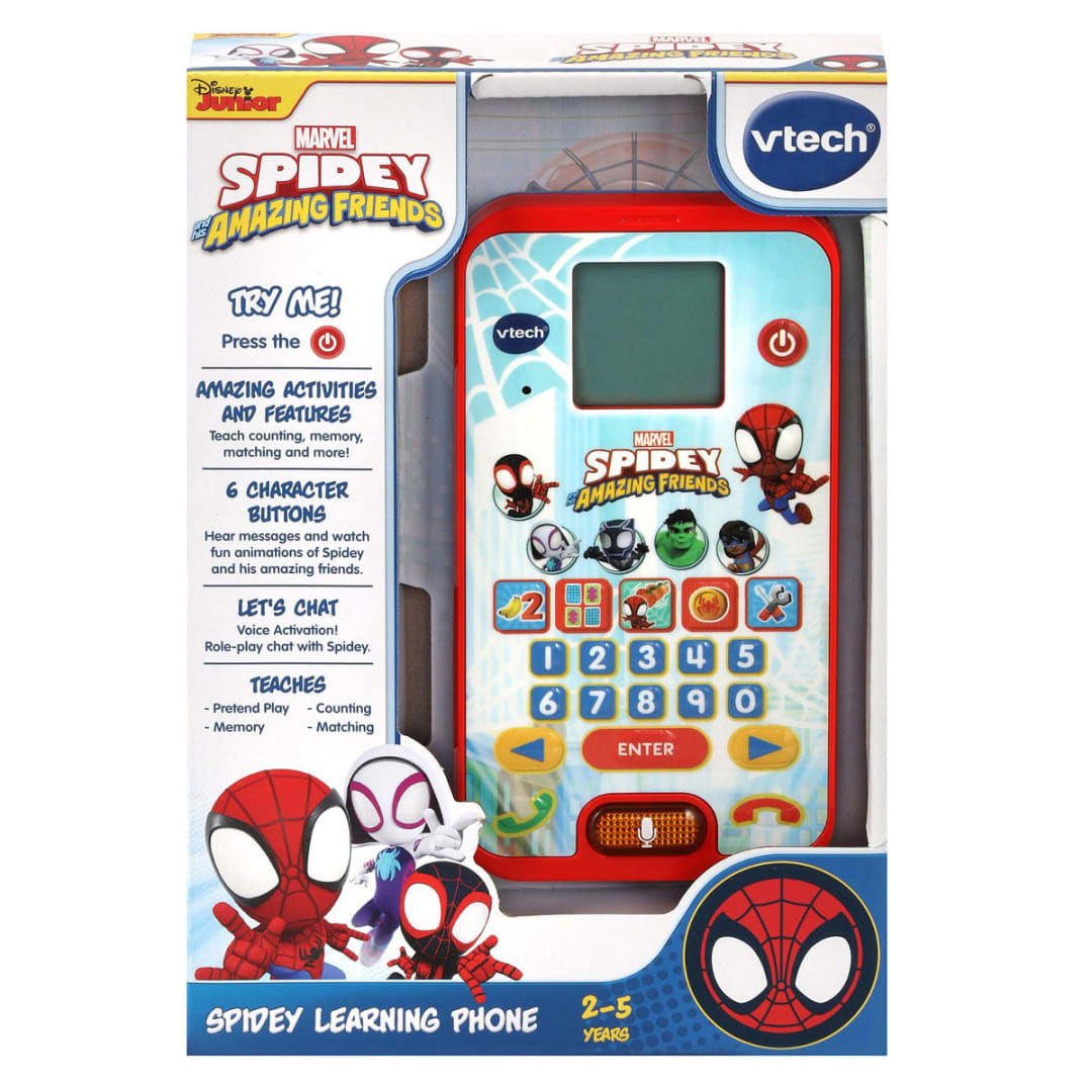 VTech Marvel Spidey and His Amazing Friends Learning Phone Kmart