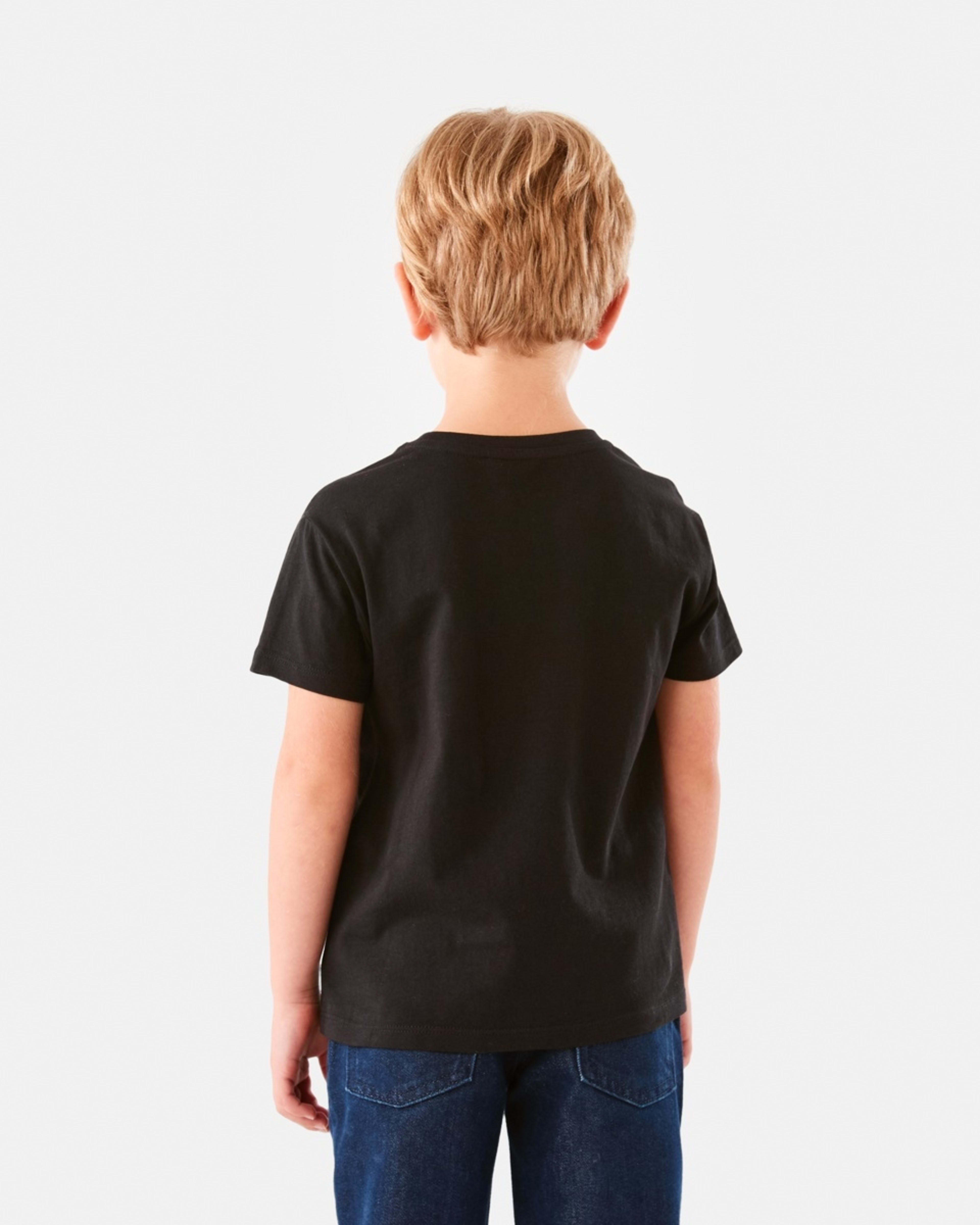 2 Chest Print T-shirt Black Dino, 2 of 8