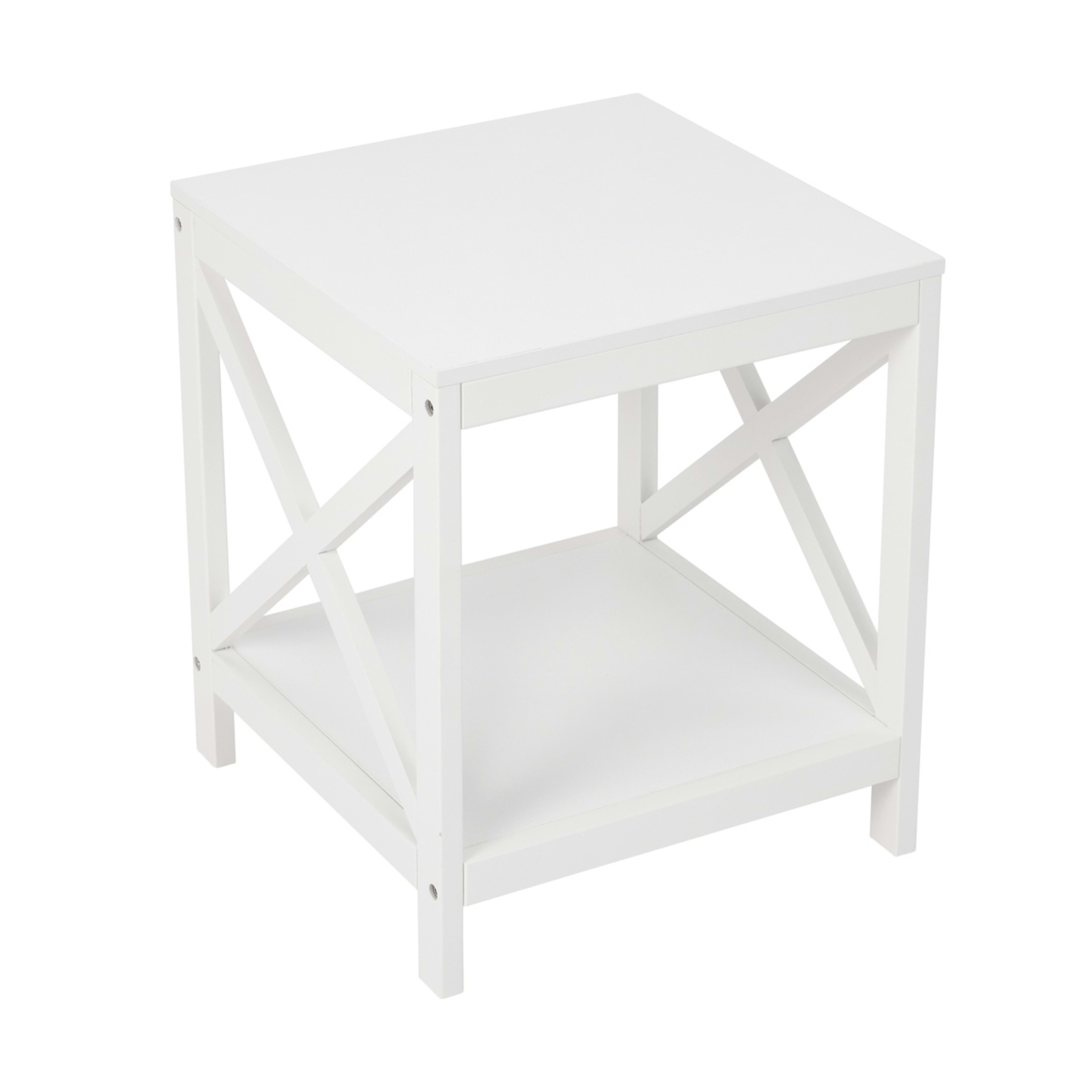 3 Hamptons Cross Side Table, 3 of 9