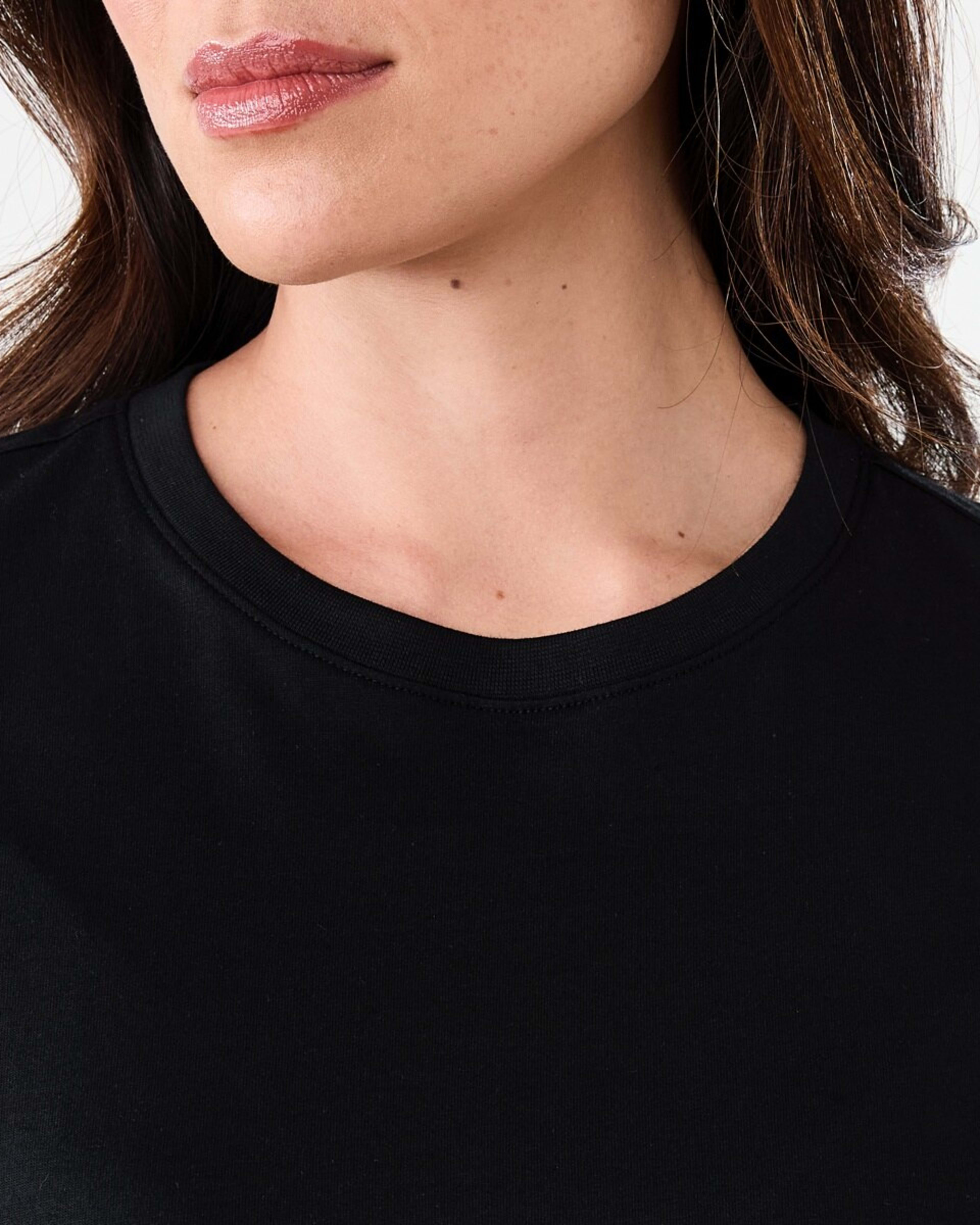 5 Short Sleeve Australian Cotton T-shirt BLACK, 5 of 5