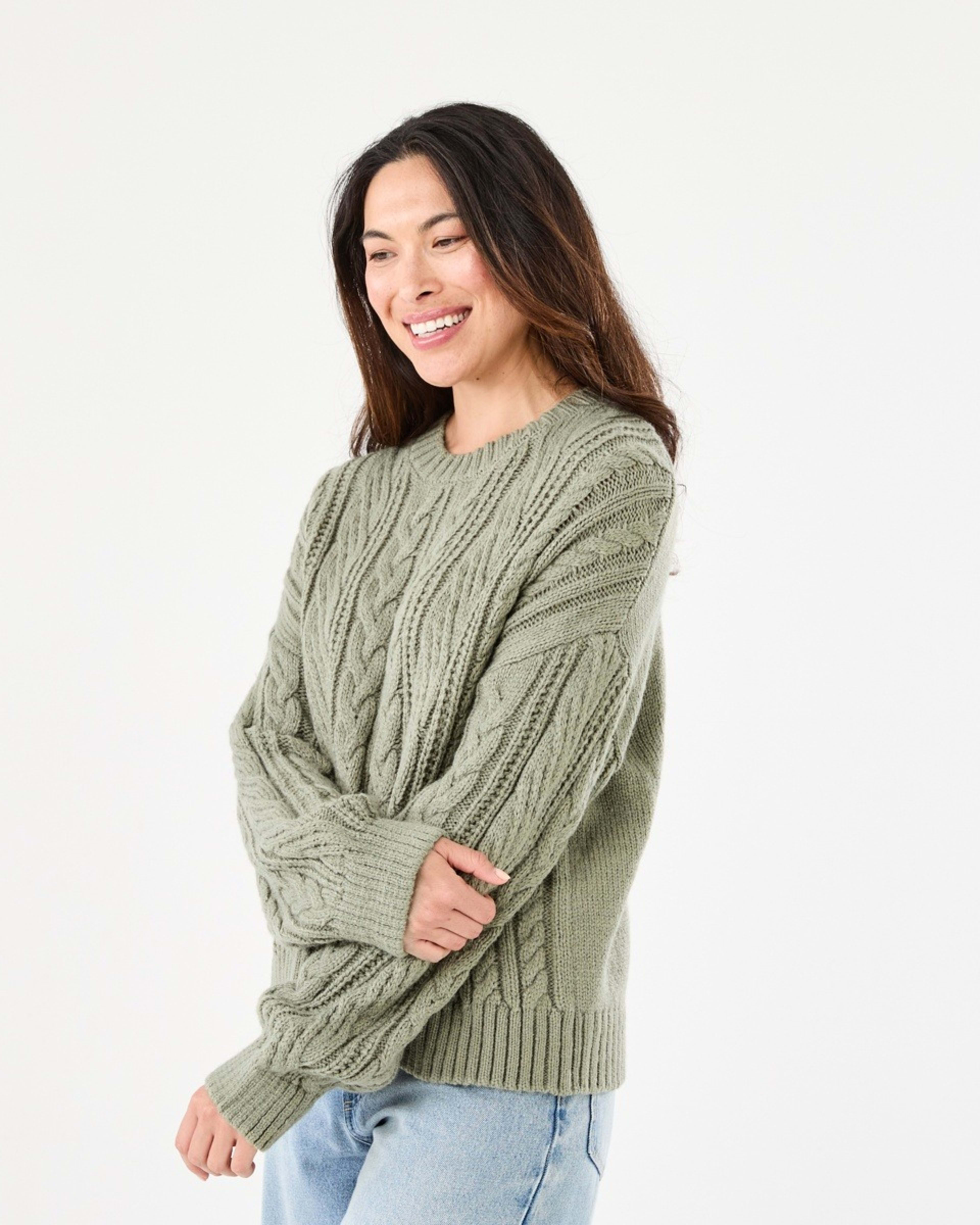2 Cable Jumper Soft Khaki, 2 of 6