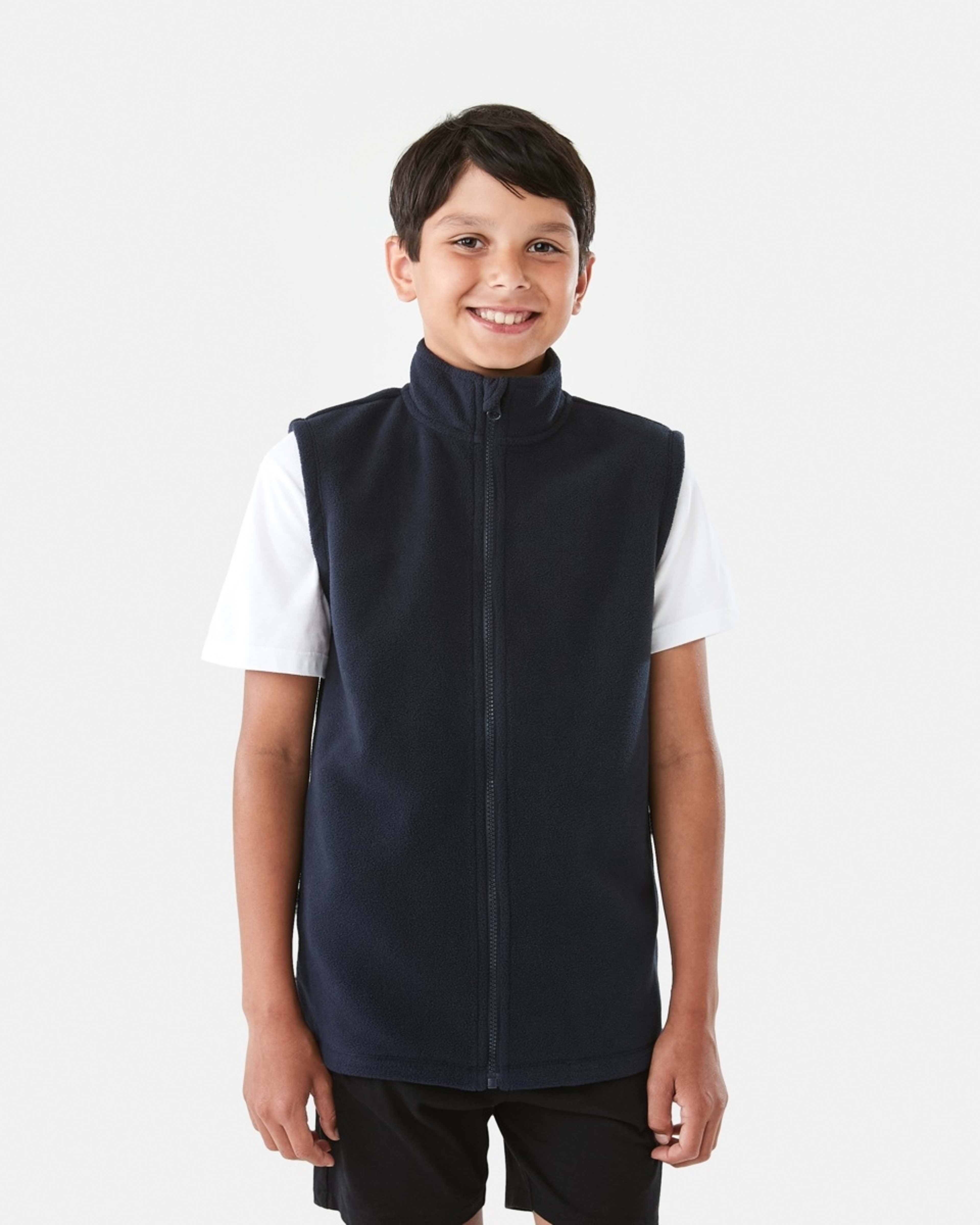 2 School Polar Fleece Vest Nvy Sphire, 2 of 10