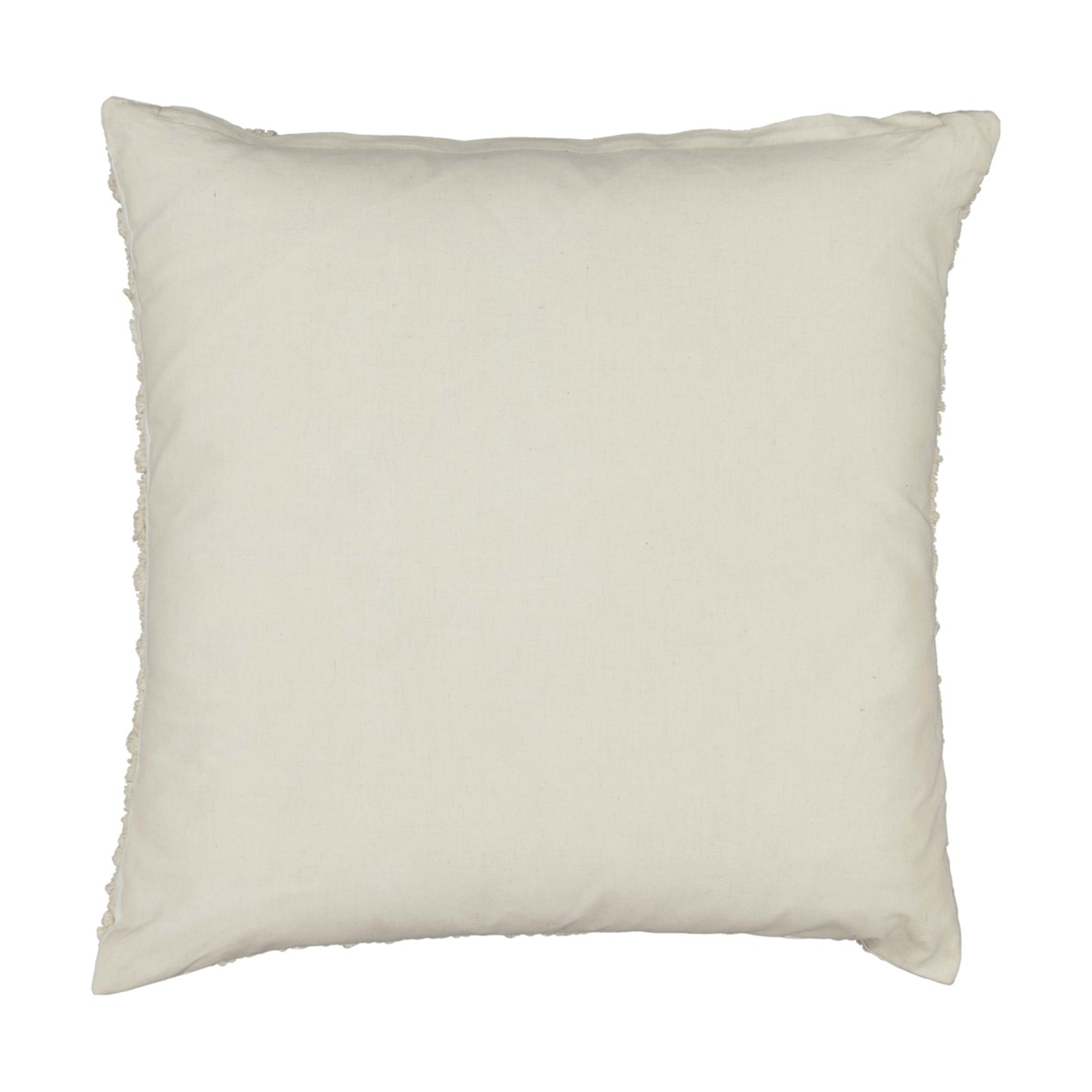 3 60cm Tufted Check Cushion - Beige, 3 of 6