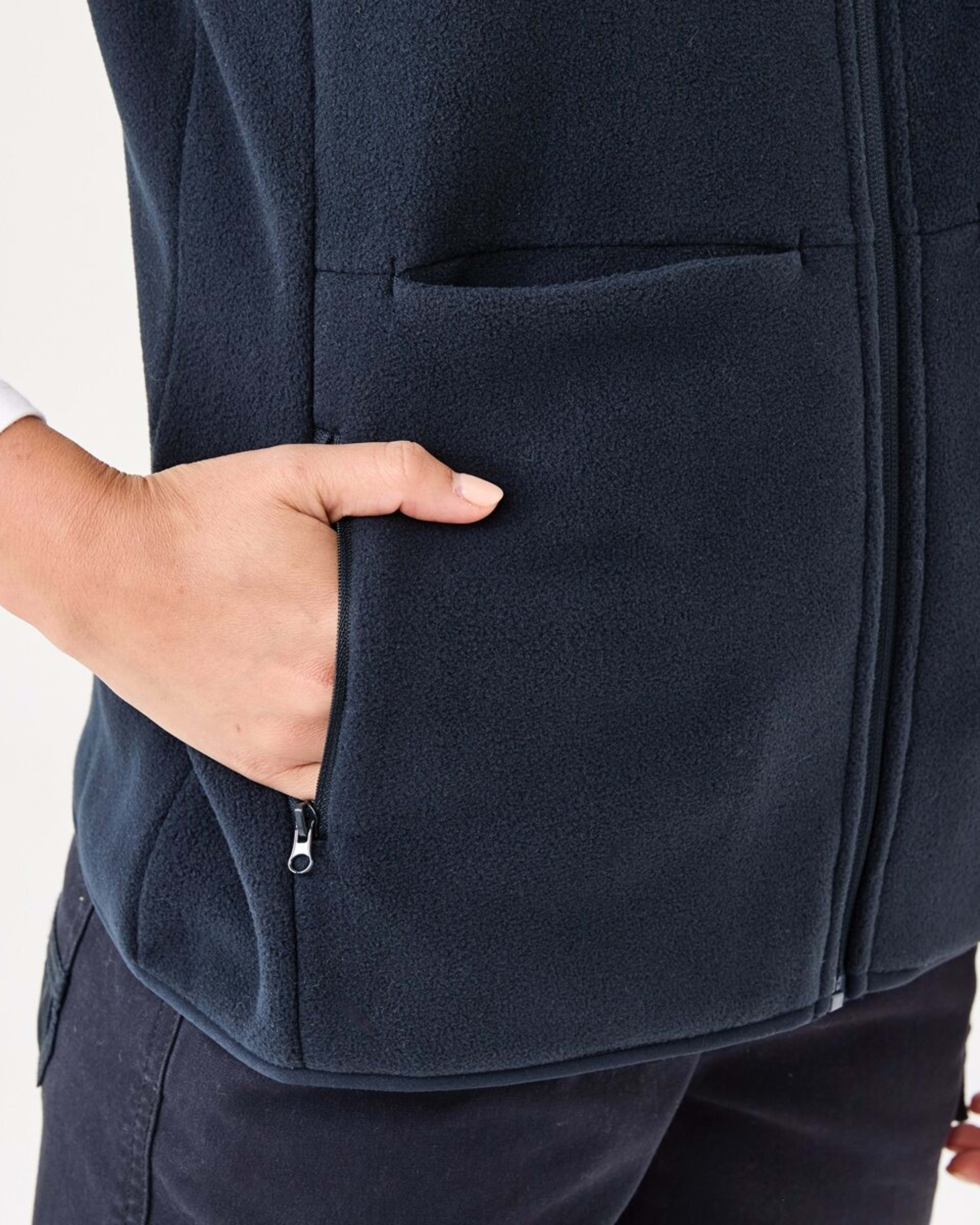 6 Work Scrub Vest Paris Blu, 6 of 6