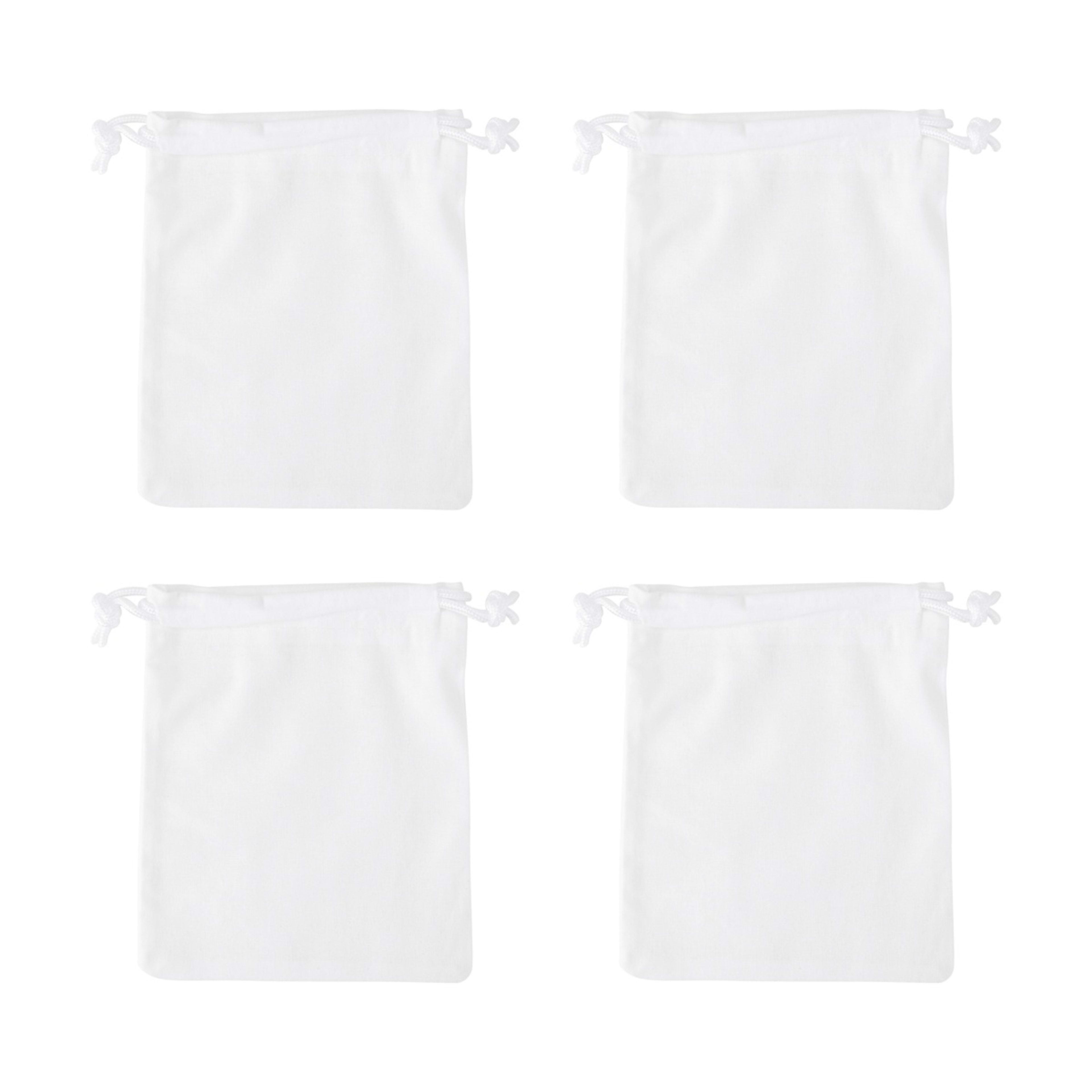 1 4 Pack Craft Polyester Drawstring Bags, 1 of 4