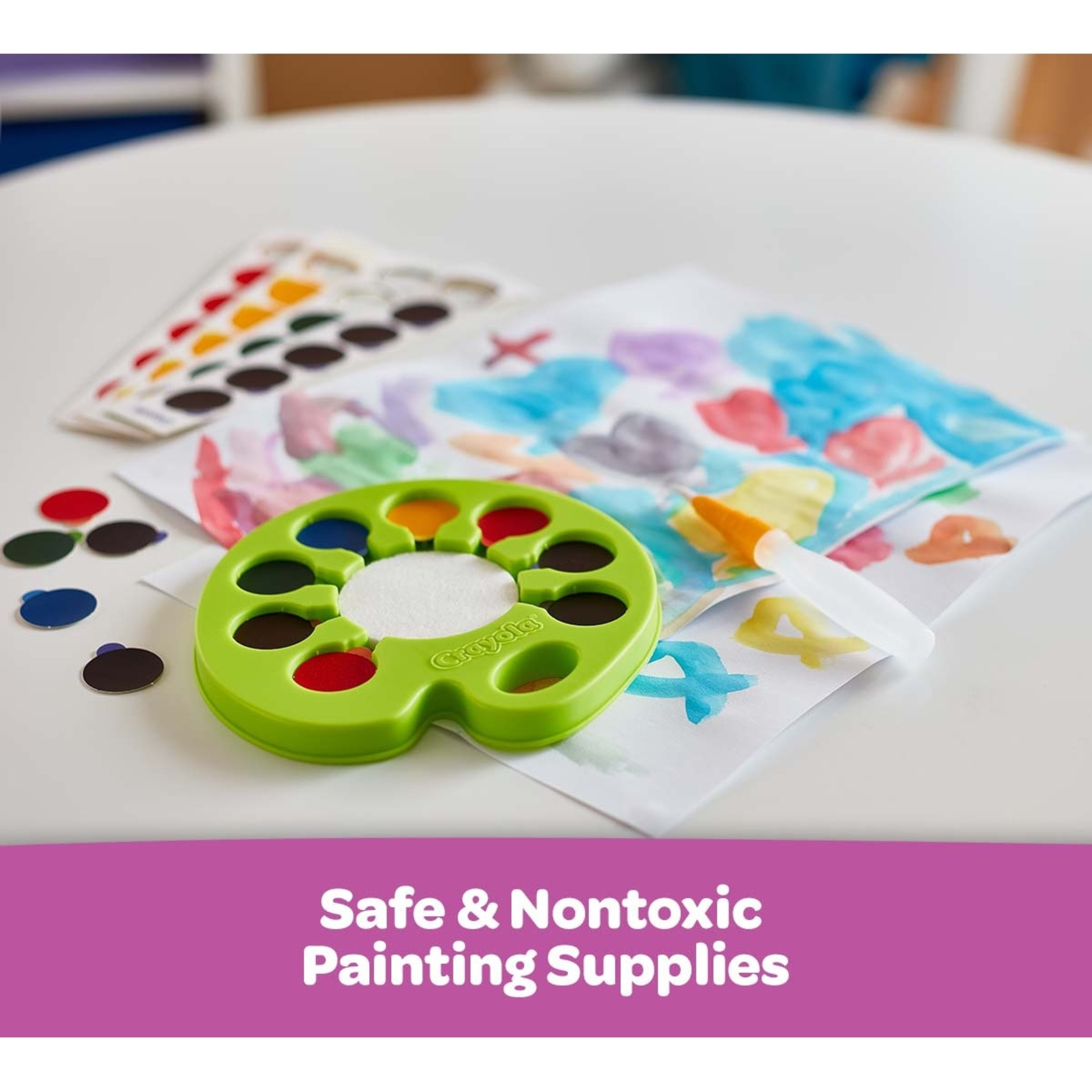 Crayola Washable Pop and Paint Watercolour Palette Kmart