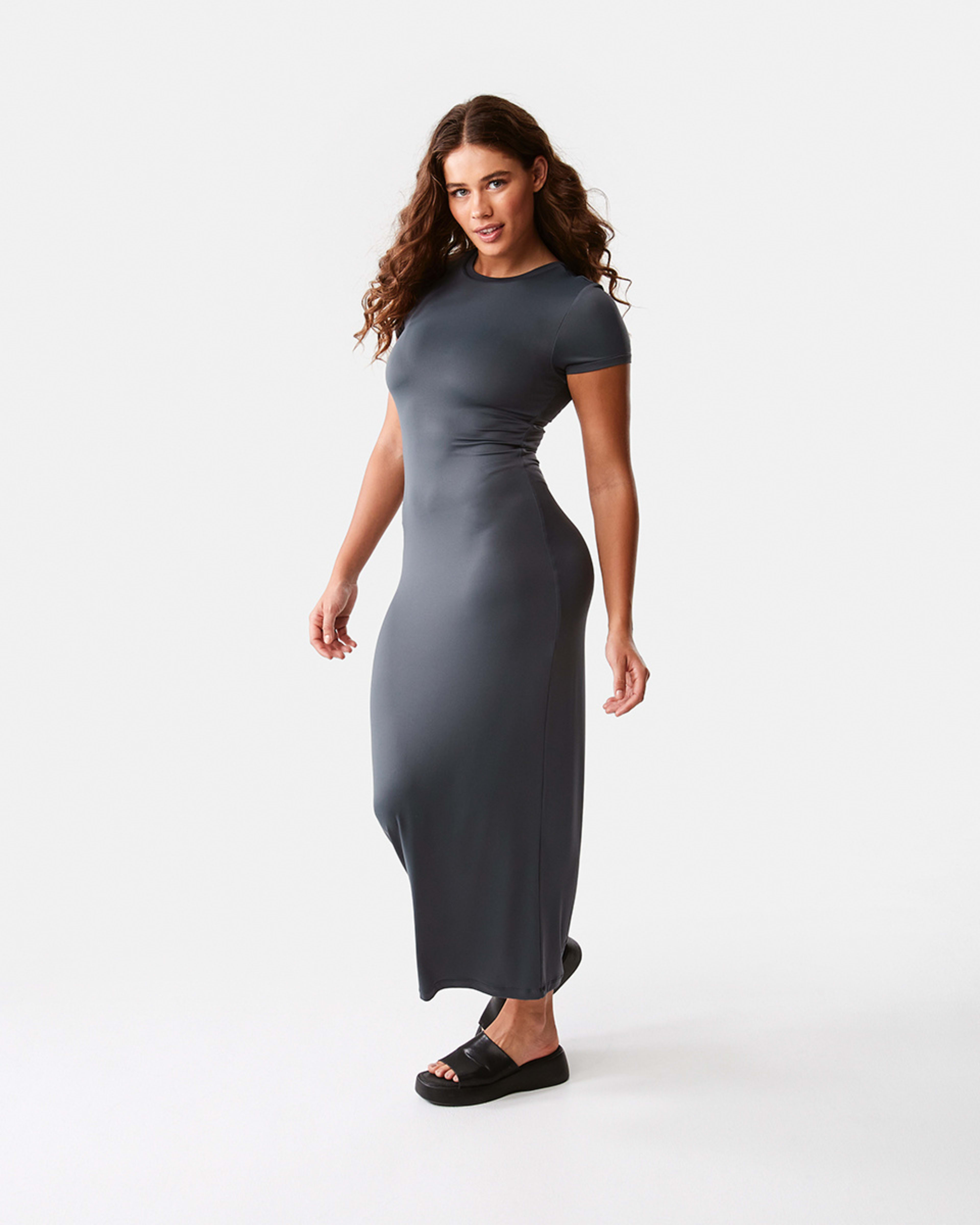 Short Sleeve Luxe Maxi Dress Kmart NZ