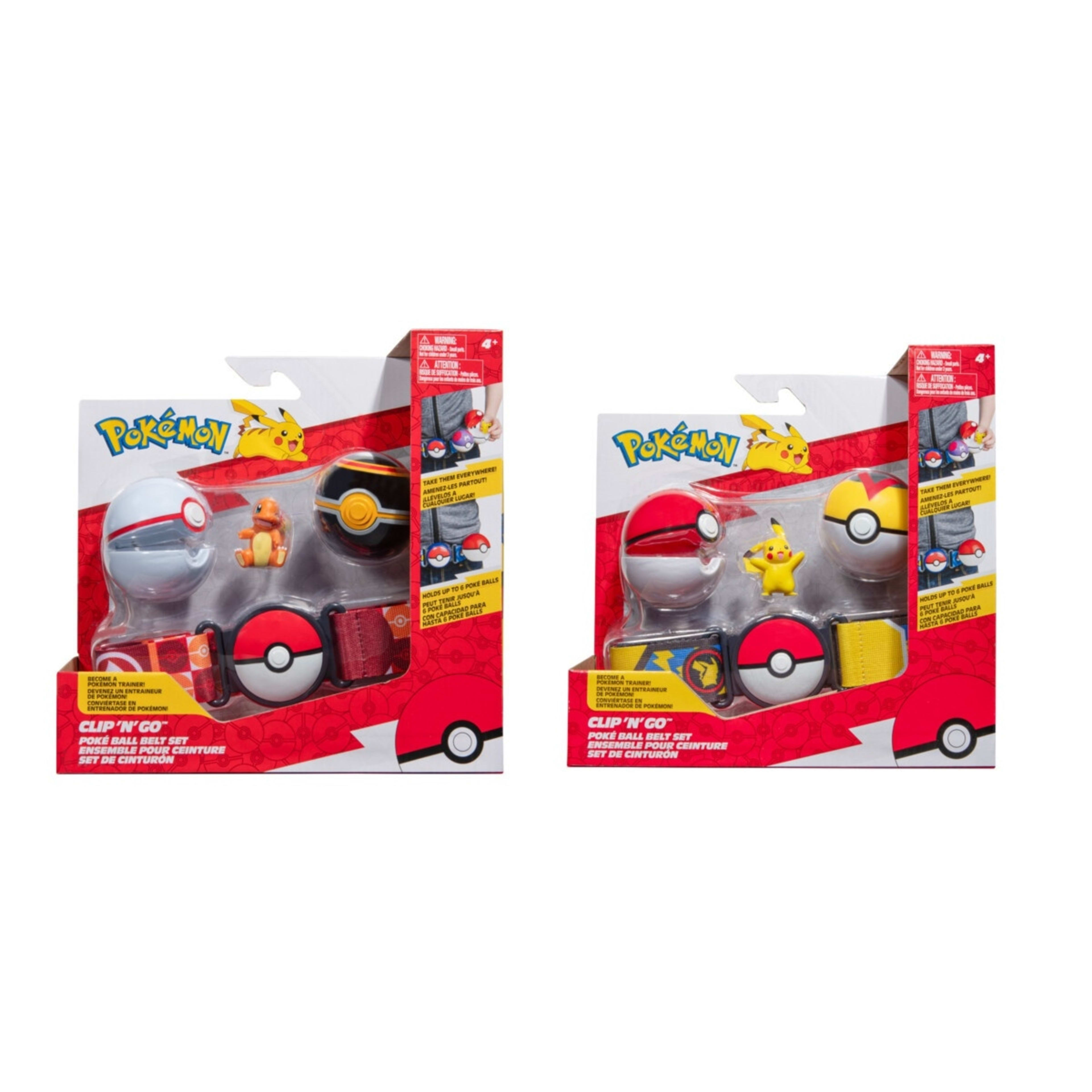 1 Pokemon Clip 'N' Go Poke Ball Belt Set - Assorted