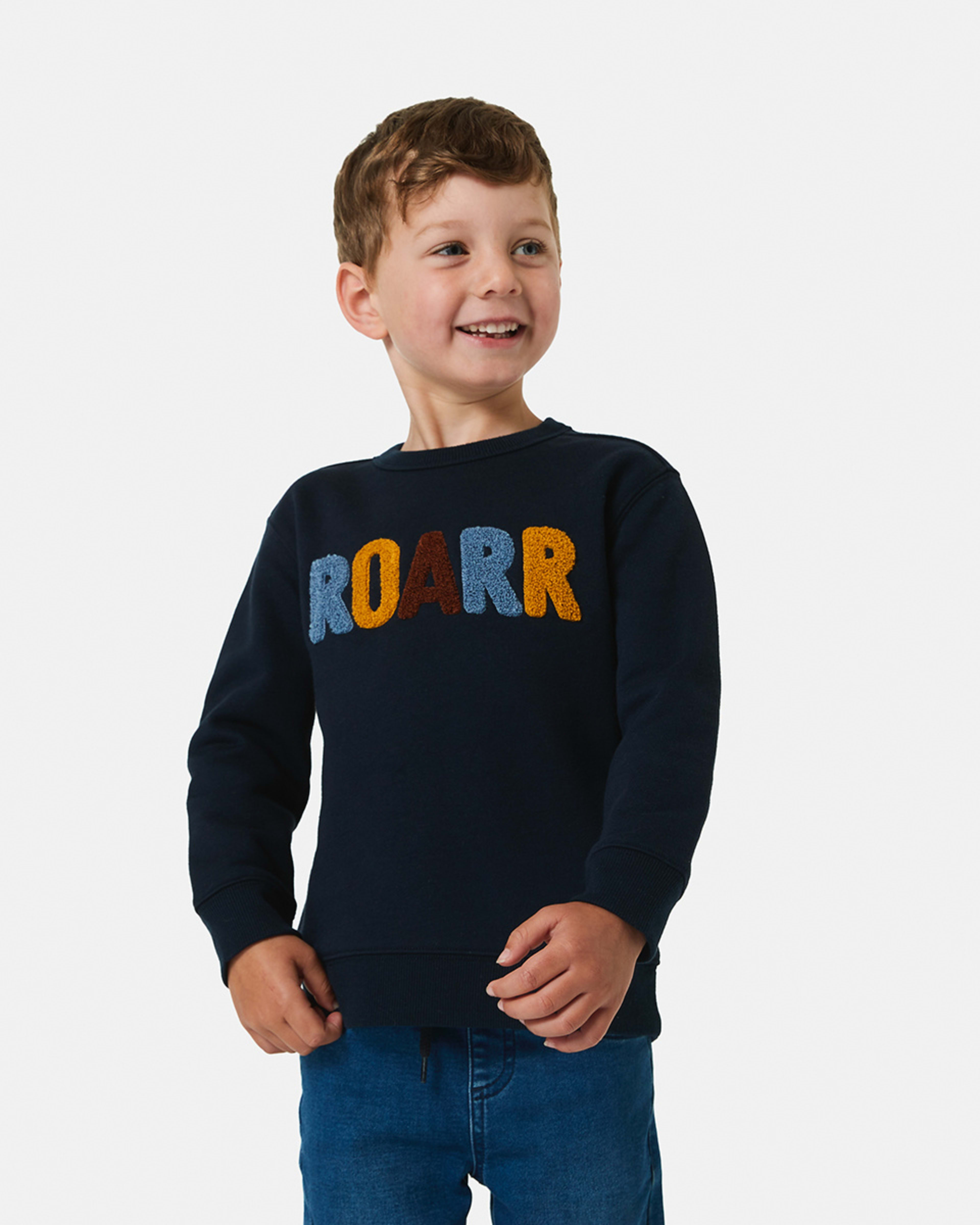 Boucle Crew Neck Sweatshirt Kmart