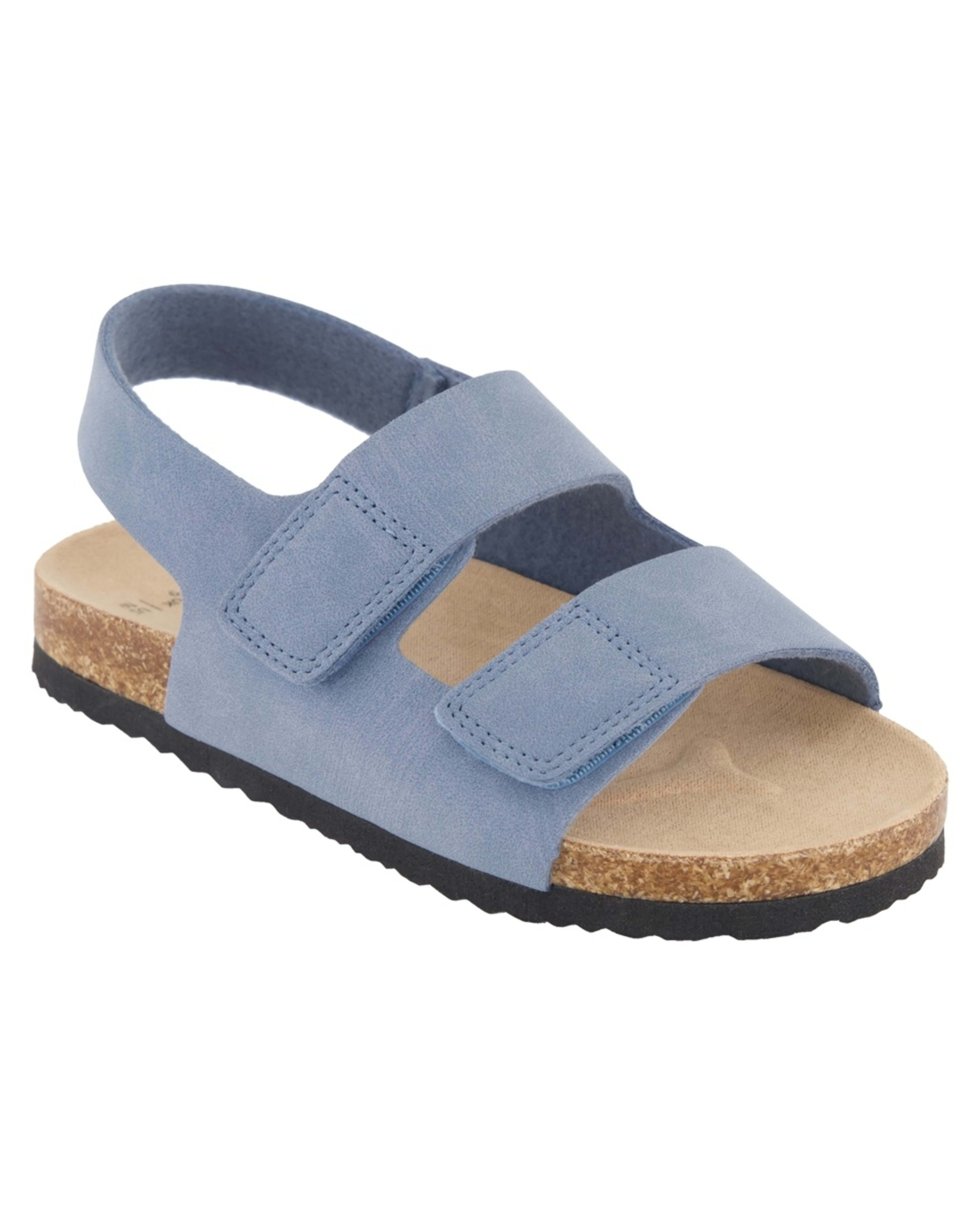 1 Junior Corduroy Corkbed Sandals Blue