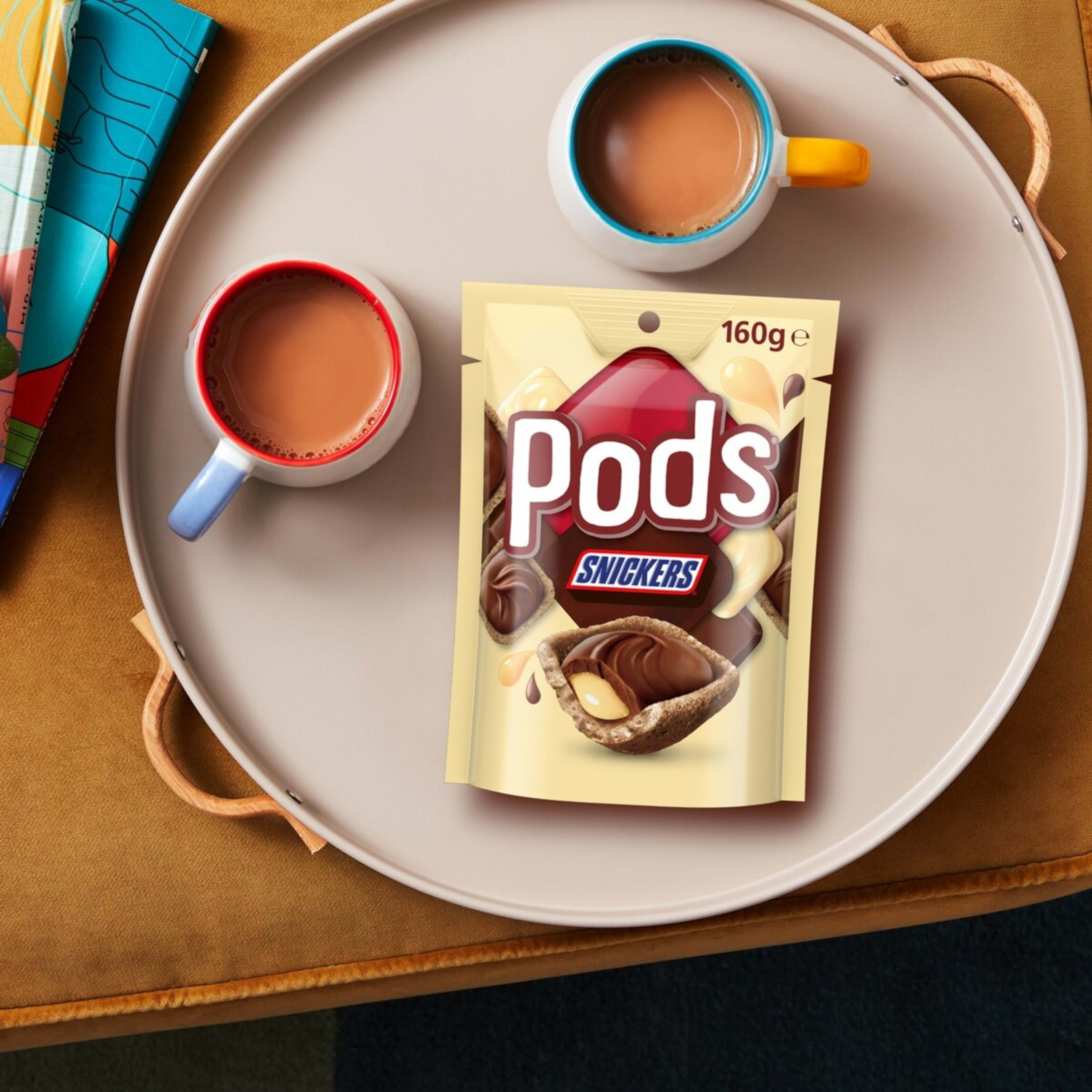 4 Pods Snickers Chocolate Snack & Share Bag 160g, 4 of 7
