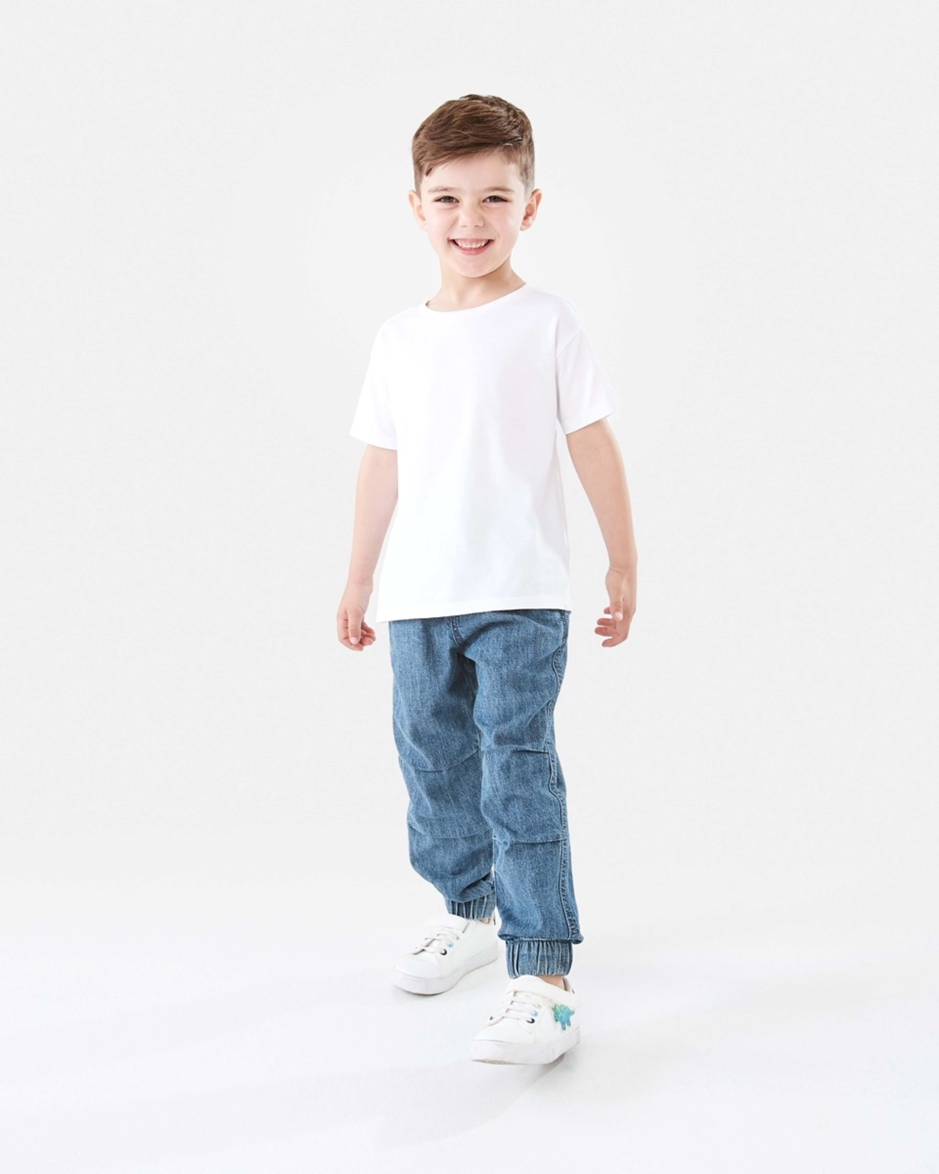5 Denim Joggers DARK WASH, 5 of 8