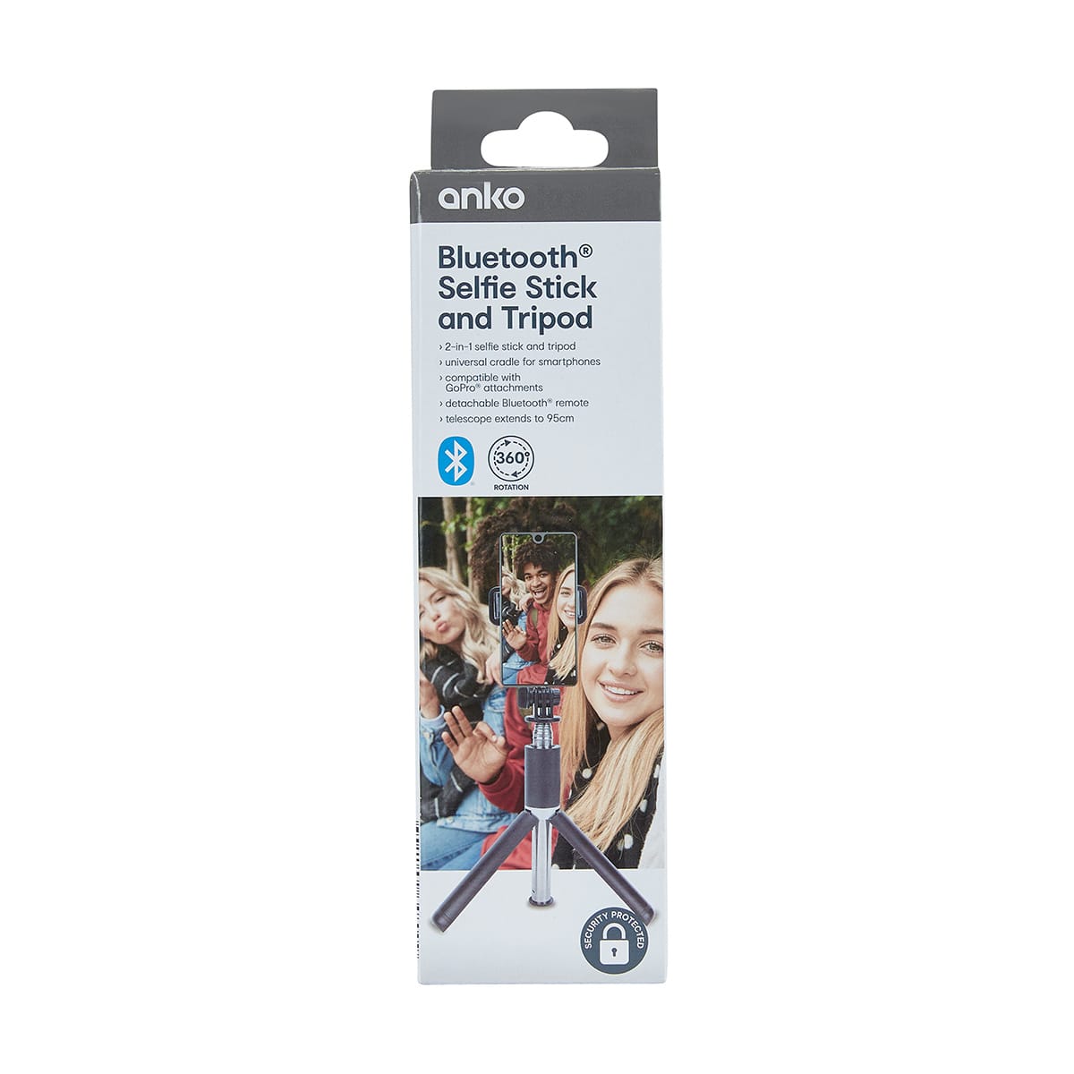 Bluetooth Selfie Stick Tripod with Remote Control Kmart NZ