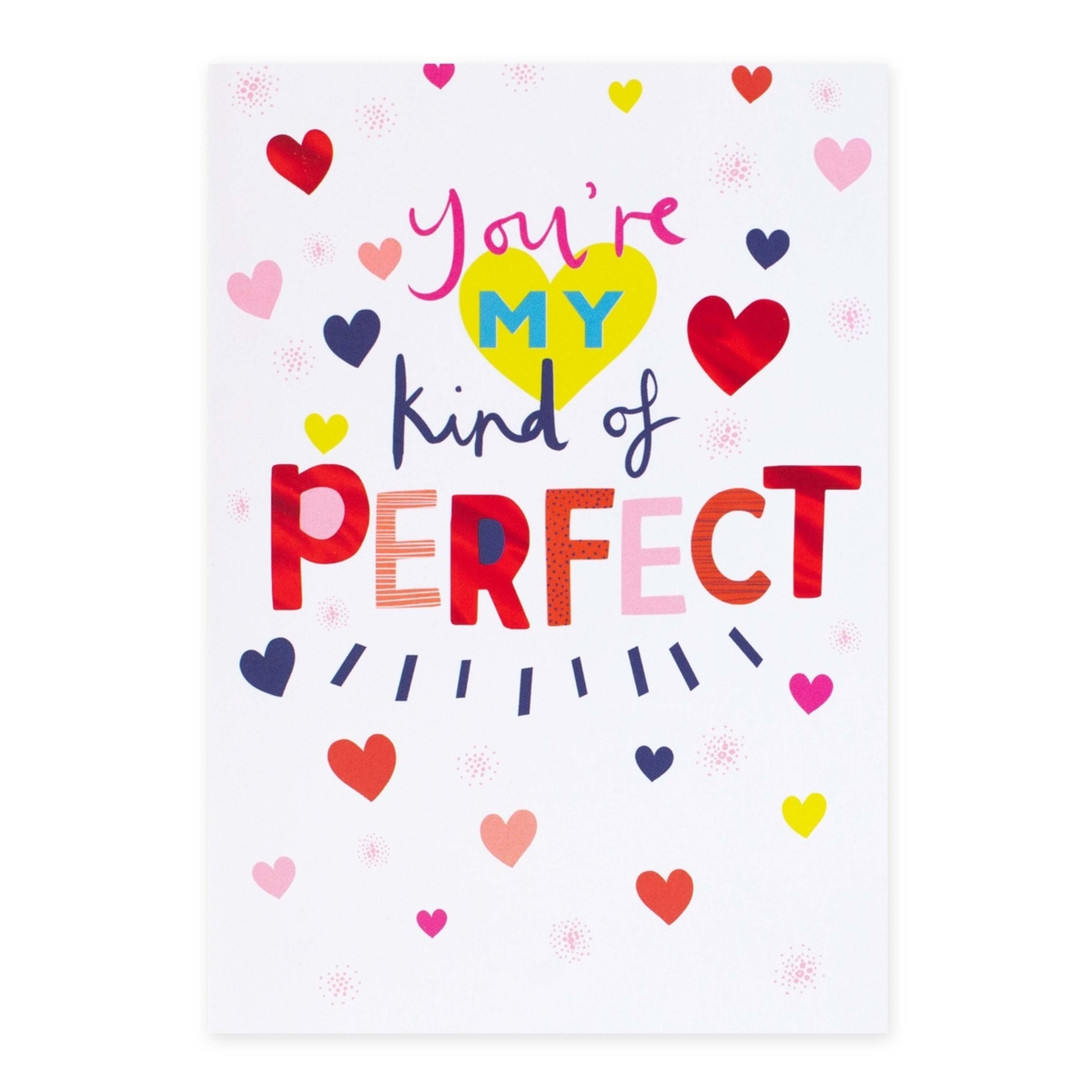 1 Creative Publishing by Hallmark Valentine's Day Card - You're My Kind of Perfect, 1 of 3
