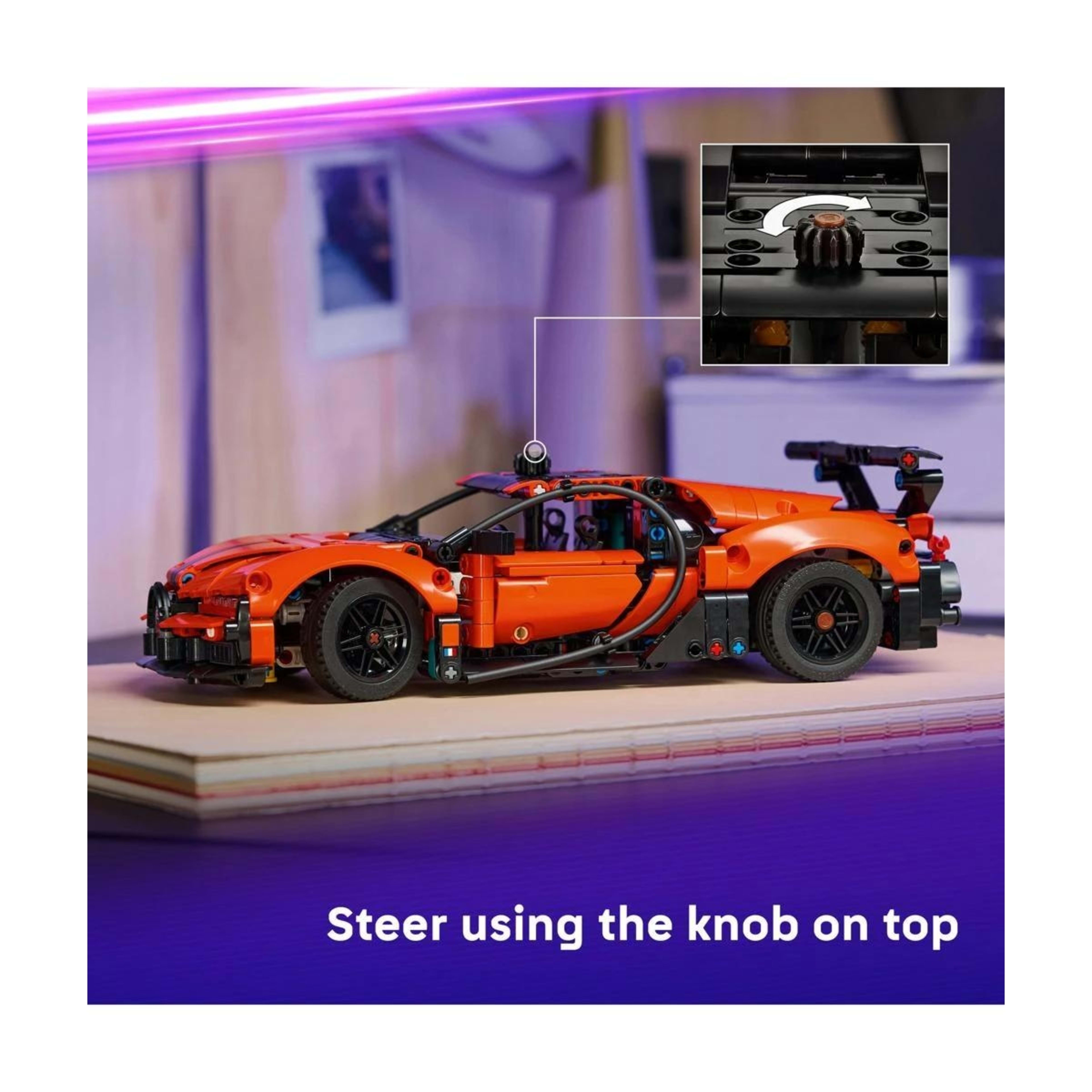 4 LEGO Technic Bugatti Chiron Pur Sport Hypercar 42222, 4 of 10