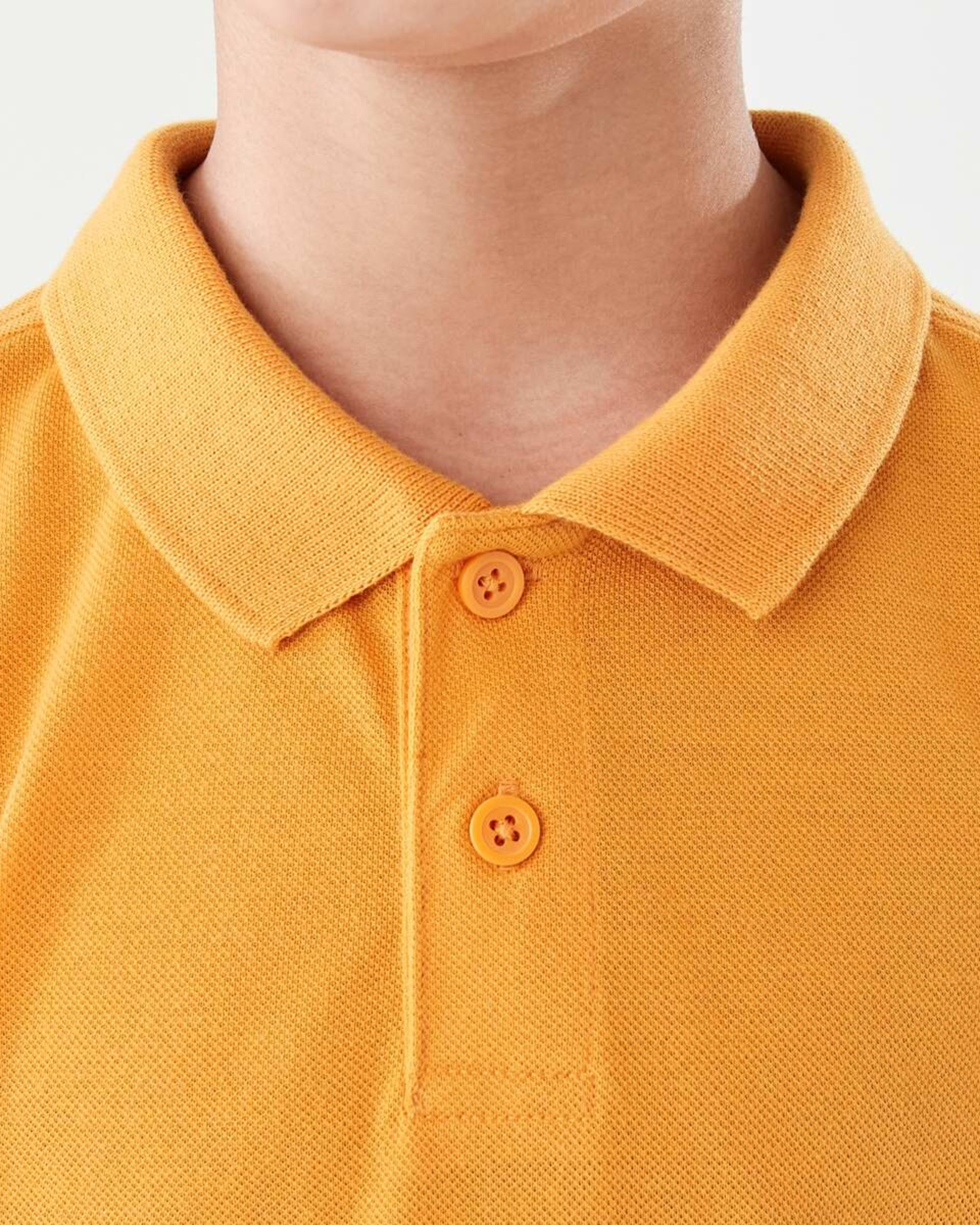 4 School Polo T-shirt Gold, 4 of 8