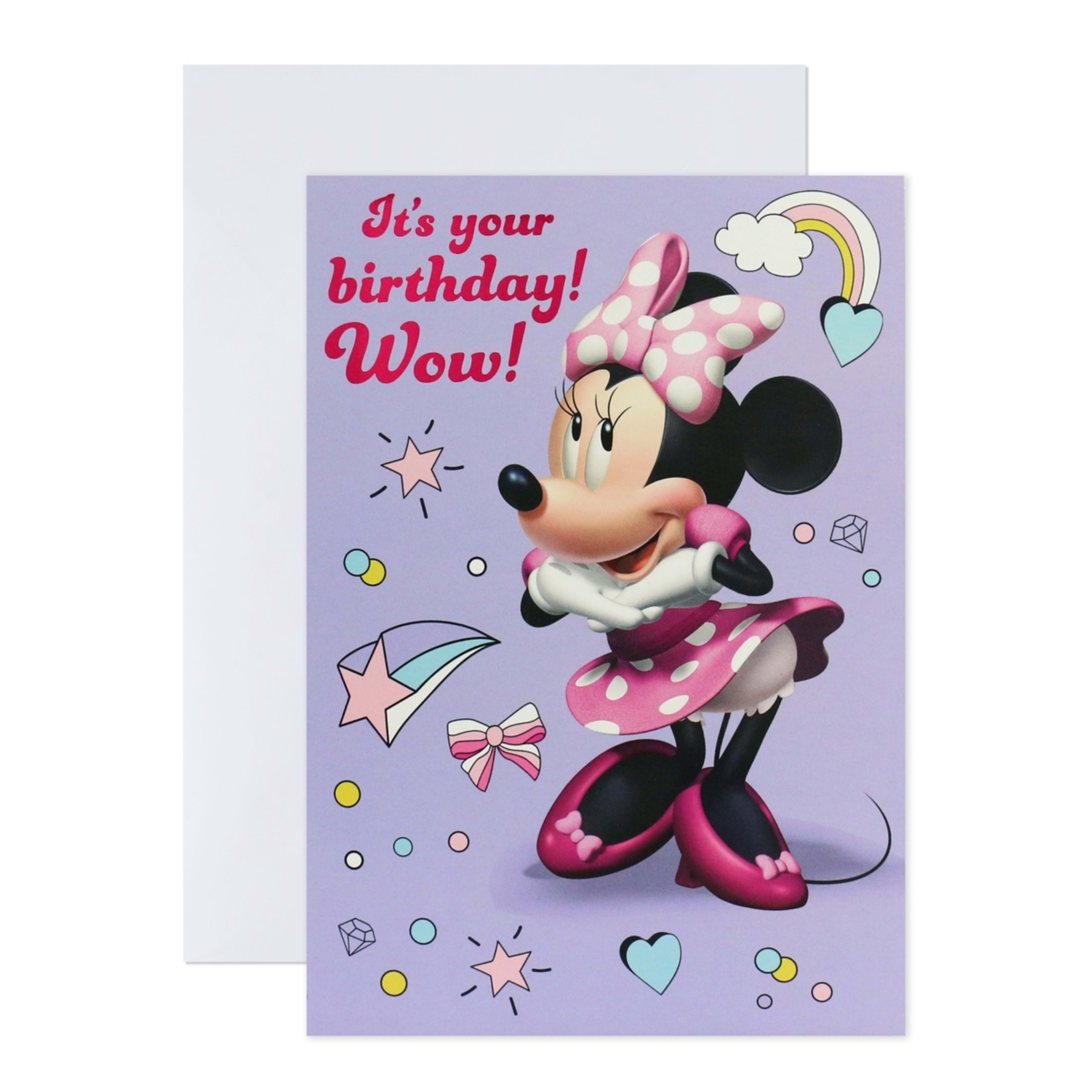 1 Hallmark Interactive Sound Birthday Card - Minnie Mouse