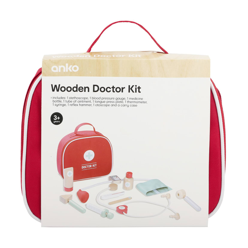 Wooden Doctor Kit Kmart