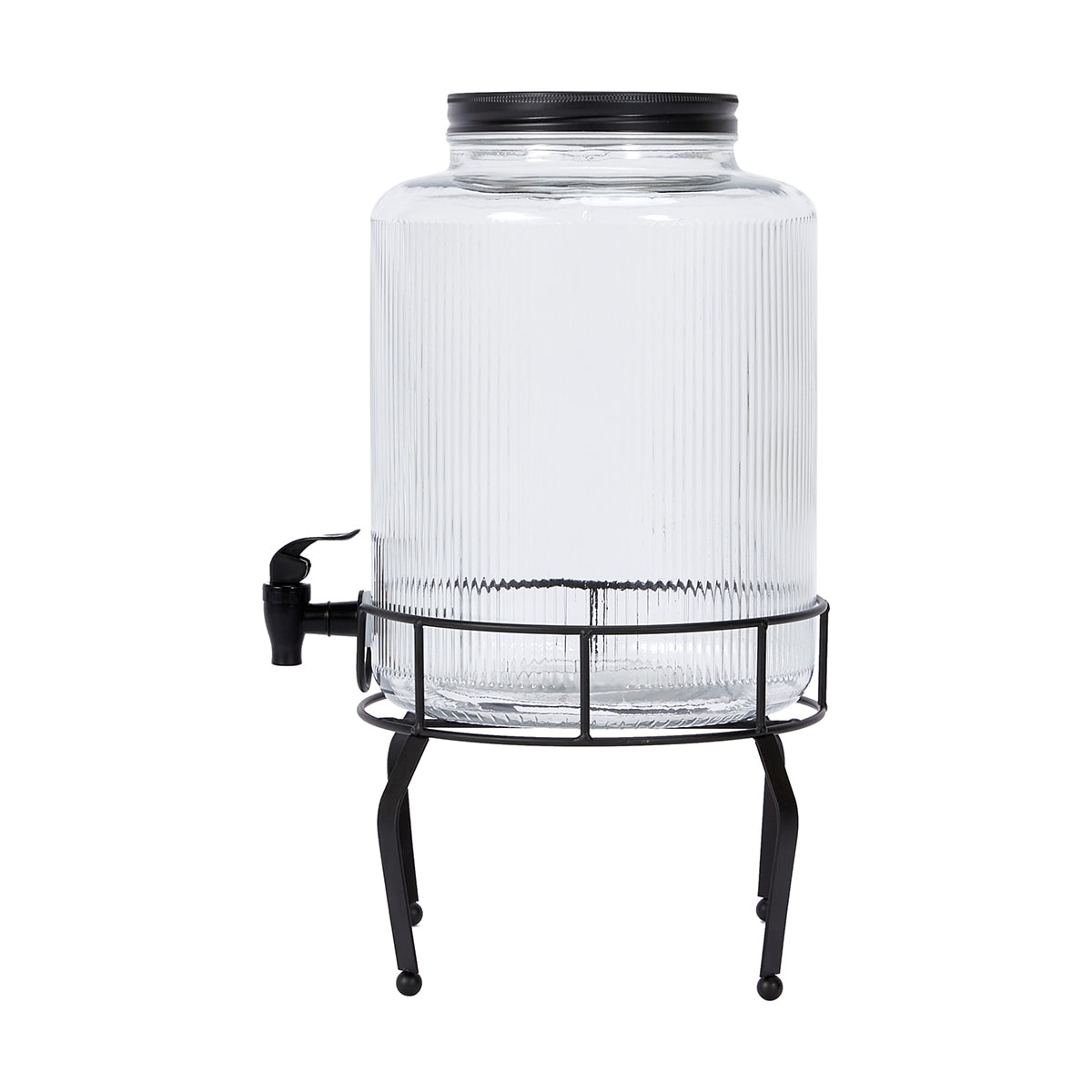 Embossed Line Drink Dispenser with Stand Kmart