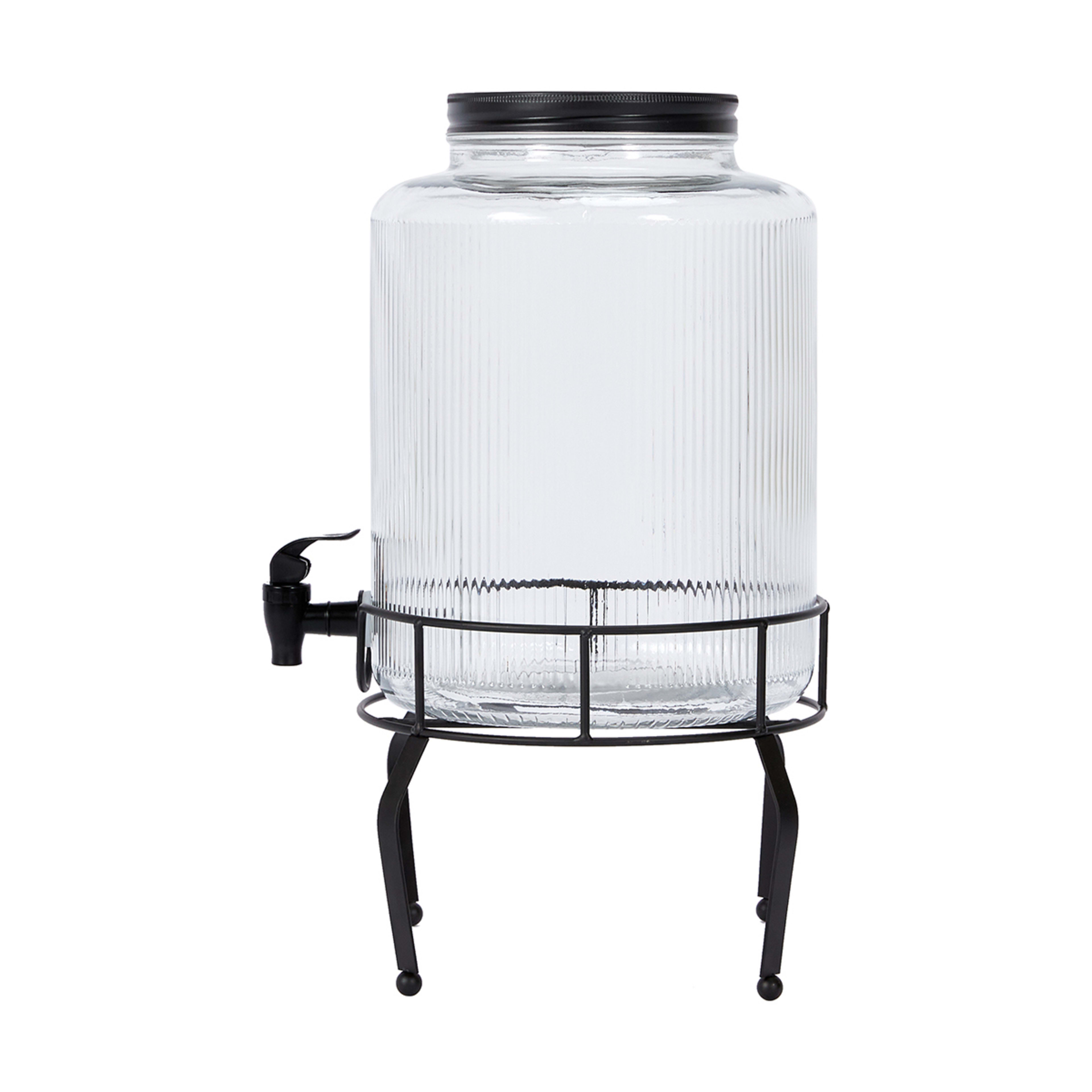 Embossed Line Drink Dispenser with Stand Kmart
