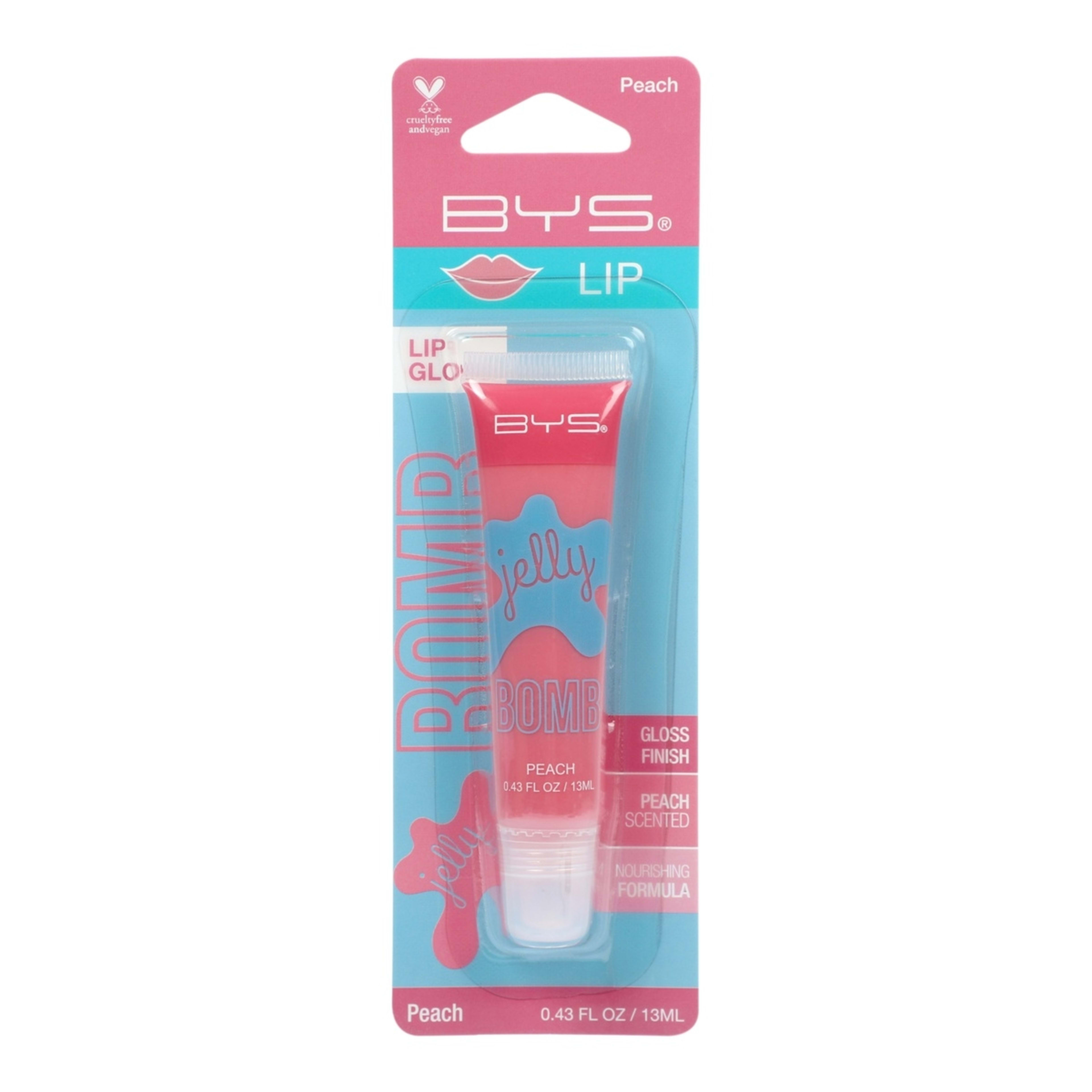 1 BYS Jelly Bomb Lip Gloss - Peach