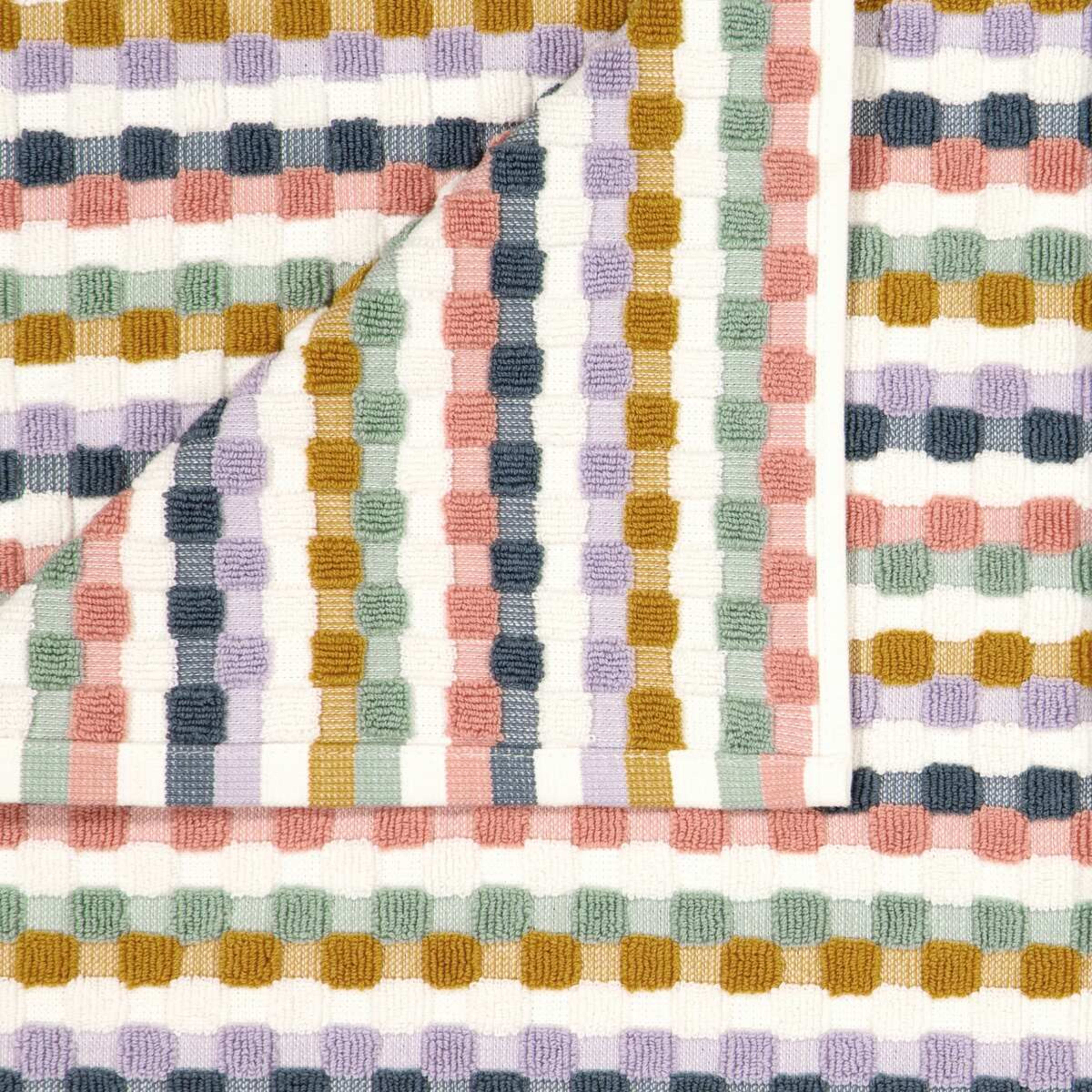 2 Multi Popcorn Cotton Hand Towel, 2 of 6