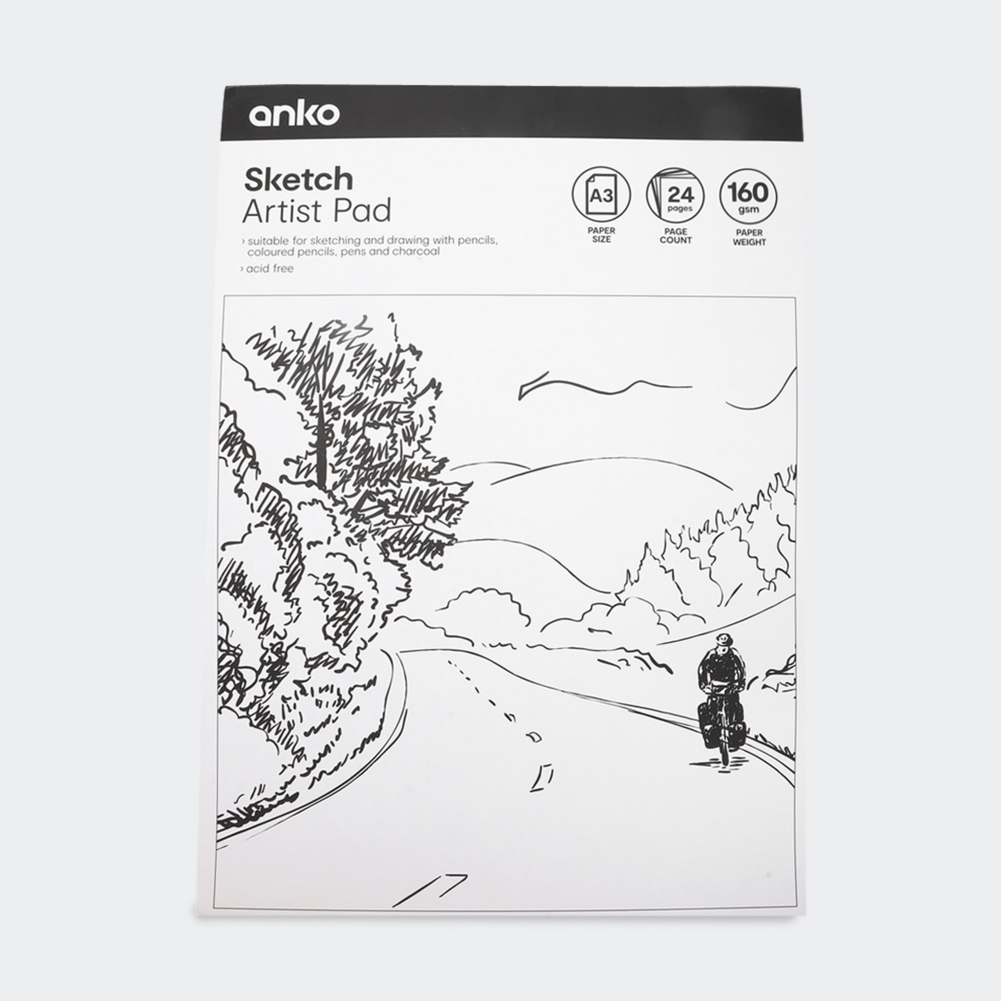A3 Sketch Artist Pad Kmart